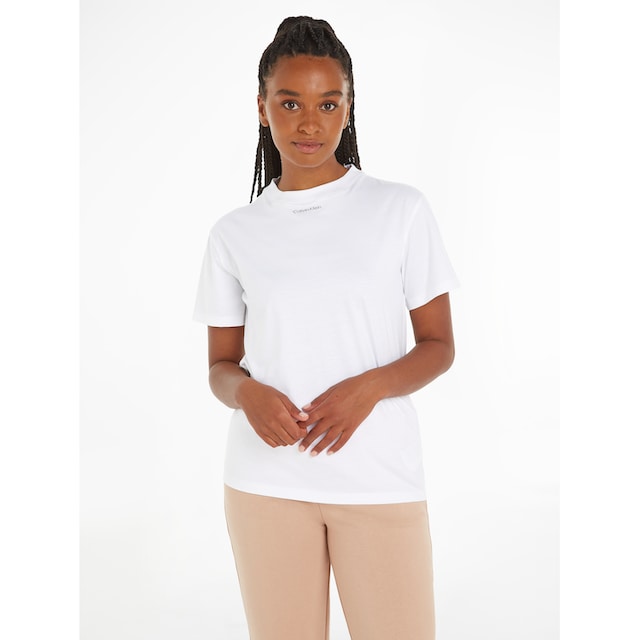 ♕ Calvin Klein T-Shirt »METALLIC MICRO LOGO T SHIRT« versandkostenfrei  bestellen