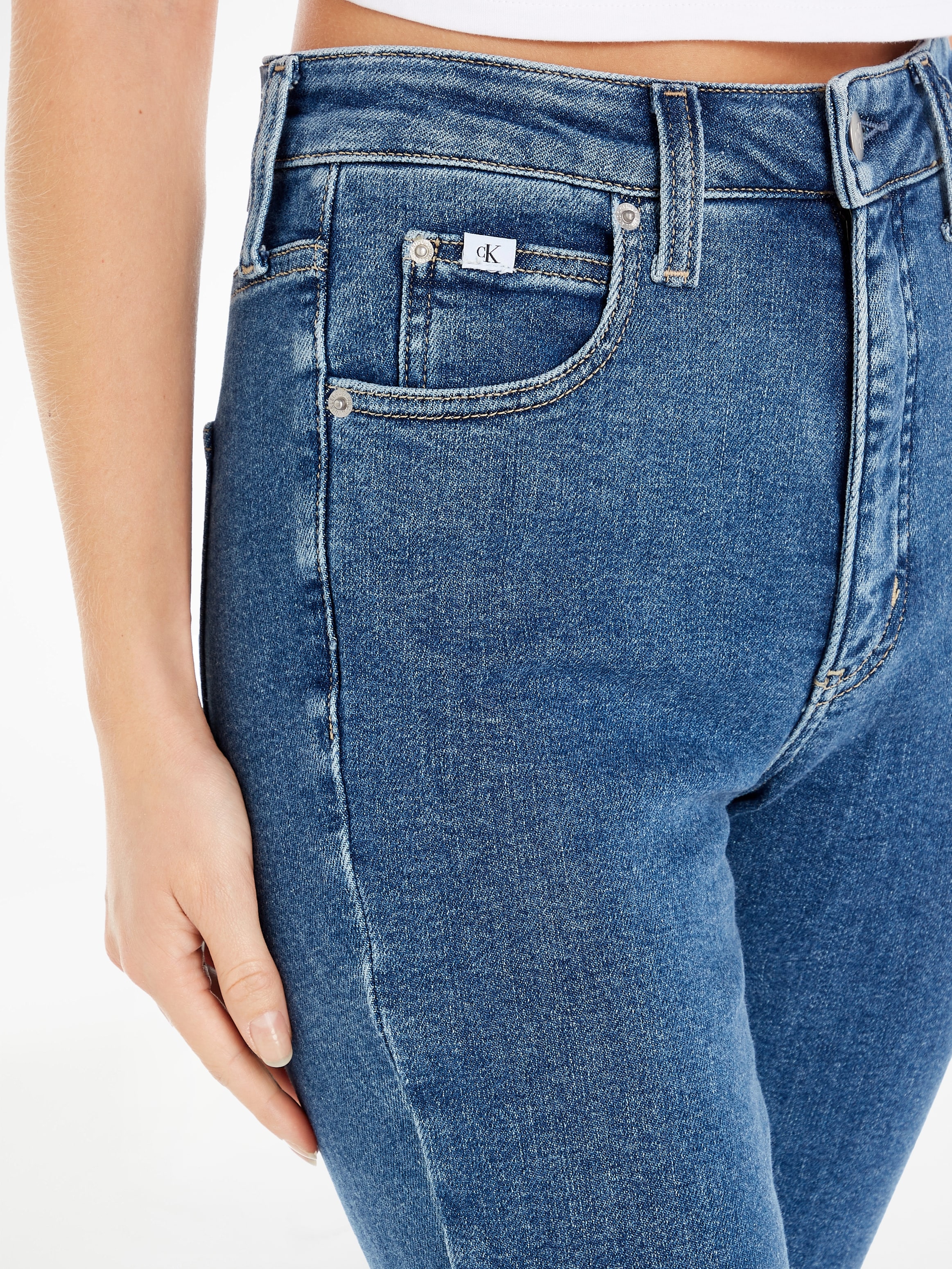 Calvin Klein Jeans Skinny-fit-Jeans »HIGH RISE SKINNY«, stone washed