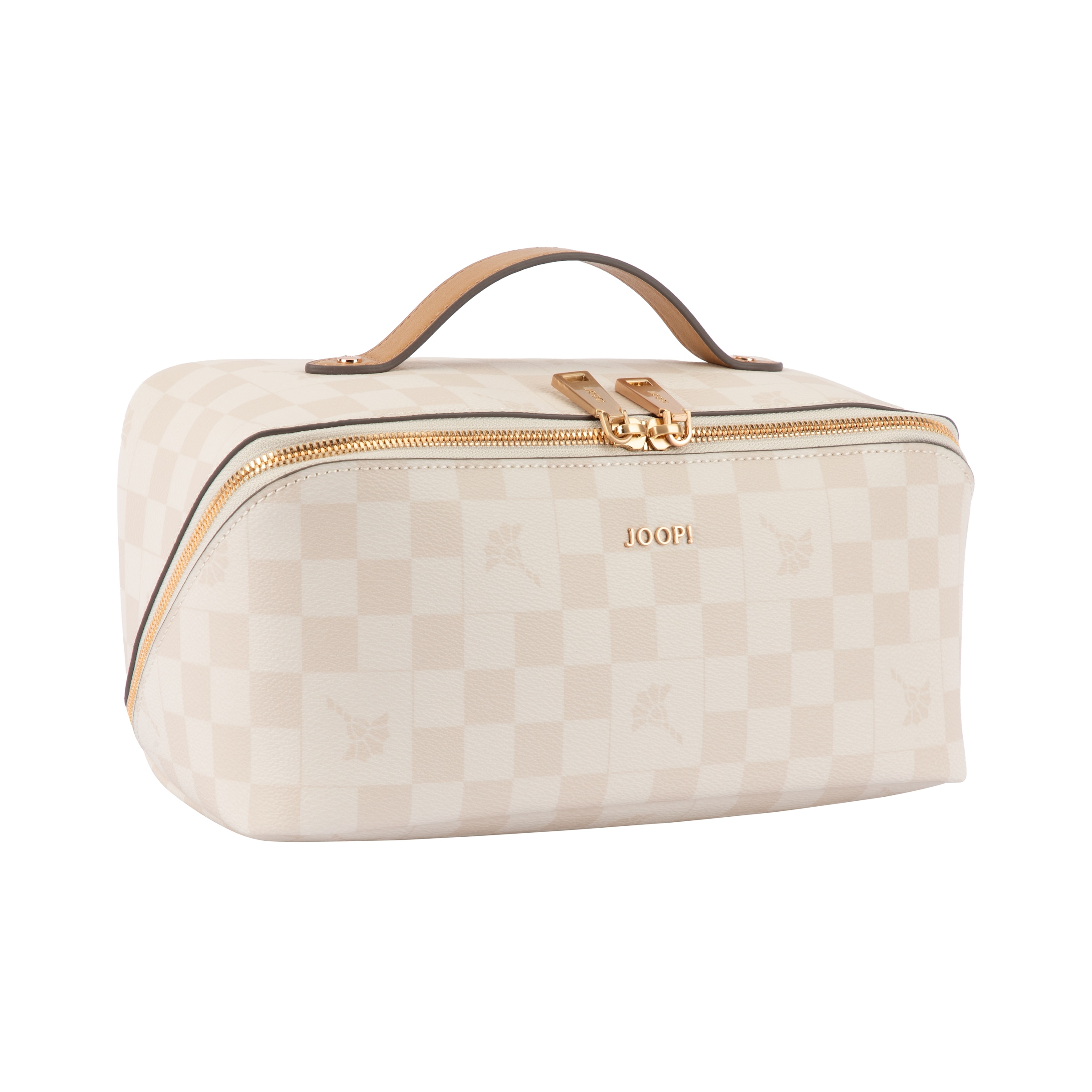 JOOP! Nécessaire de toilette »cortina piazza zea washbag shz« Trousse de toilette unisexe, sac de voyage à motif damier