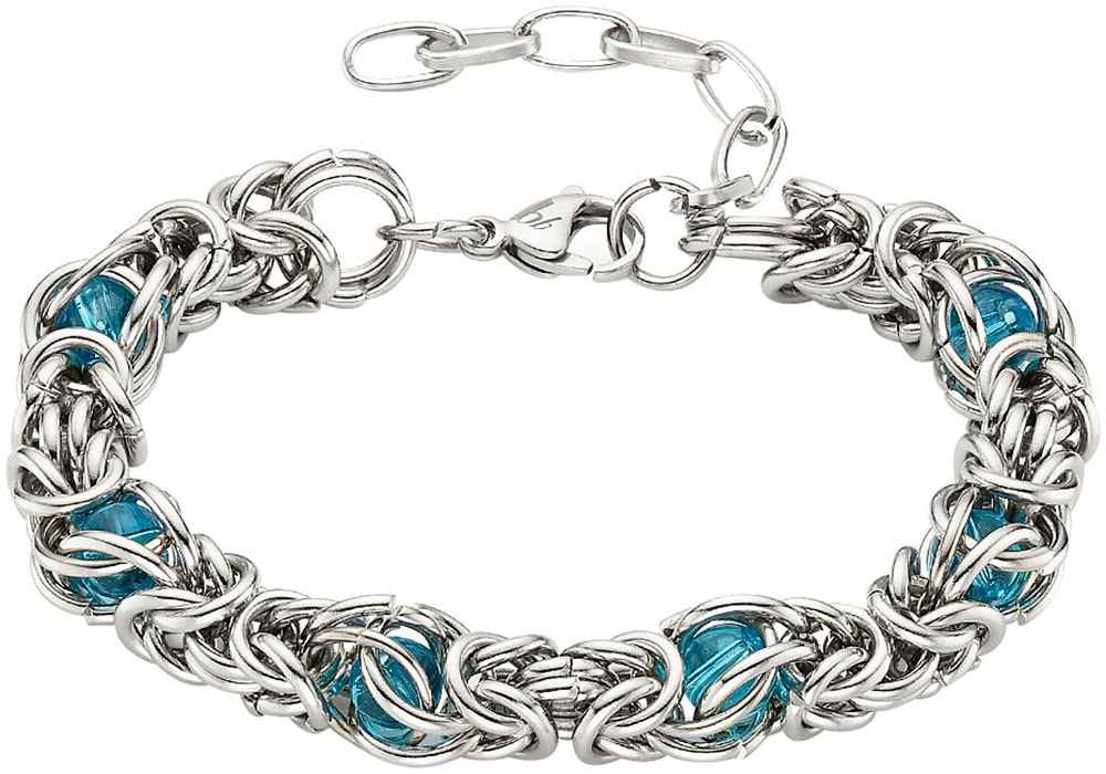 Bruno Banani Edelstahlarmband "Schmuck" mit Glasstein