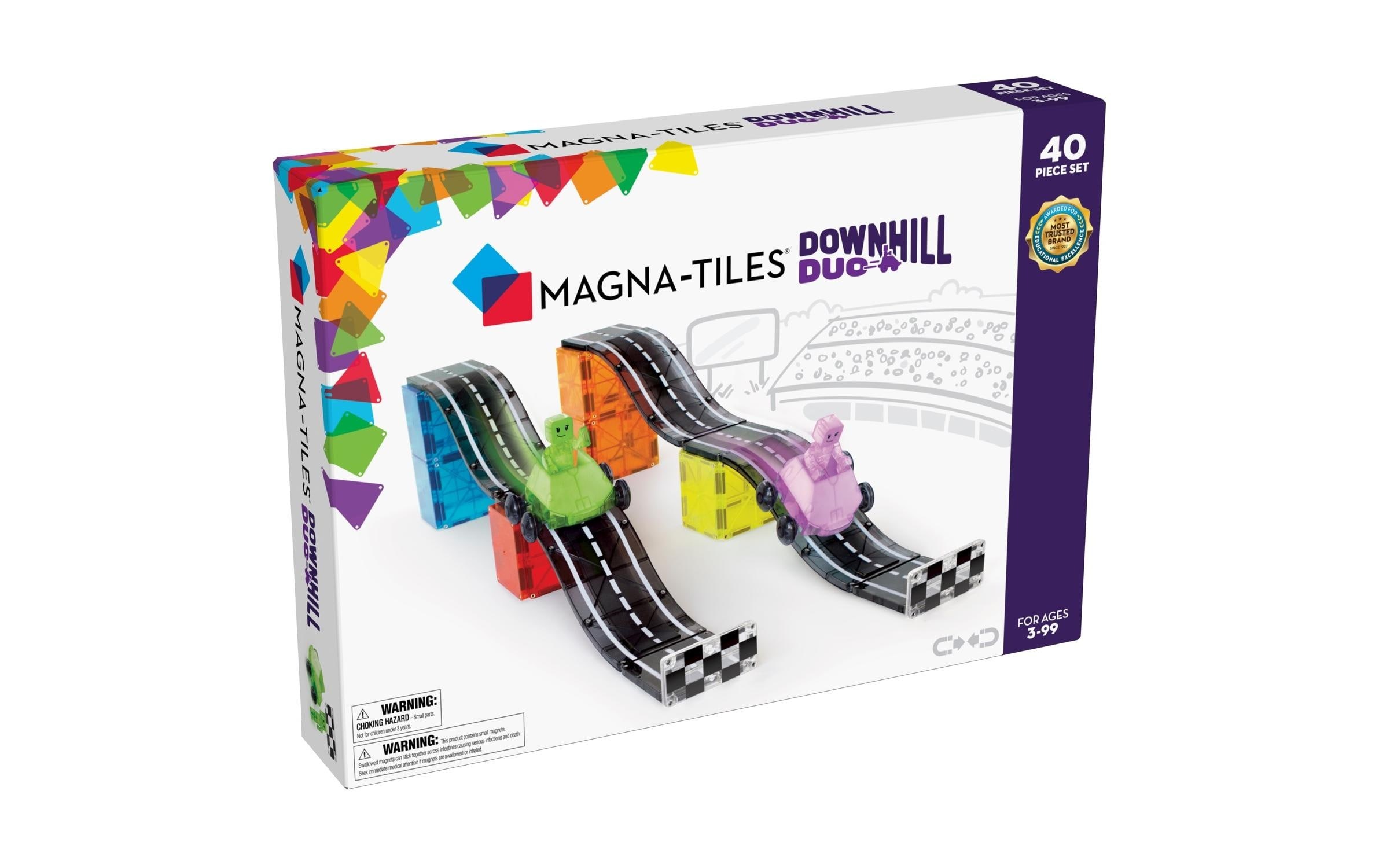 Image of Autorennbahn "Magna-Tiles Downhill Duo Set"