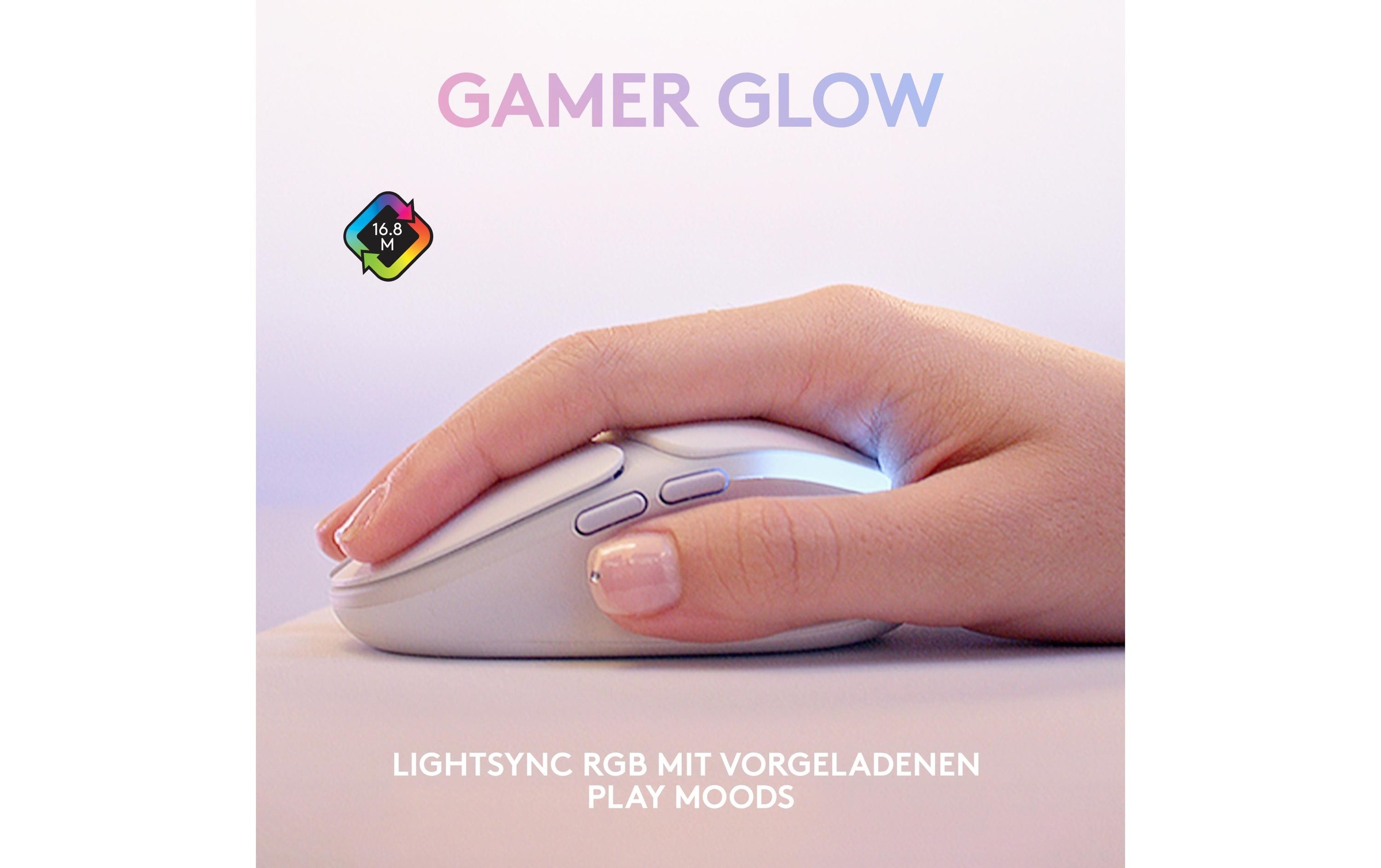Logitech Gaming-Maus »Logitech G705 Gaming Mouse off white«, kabellos