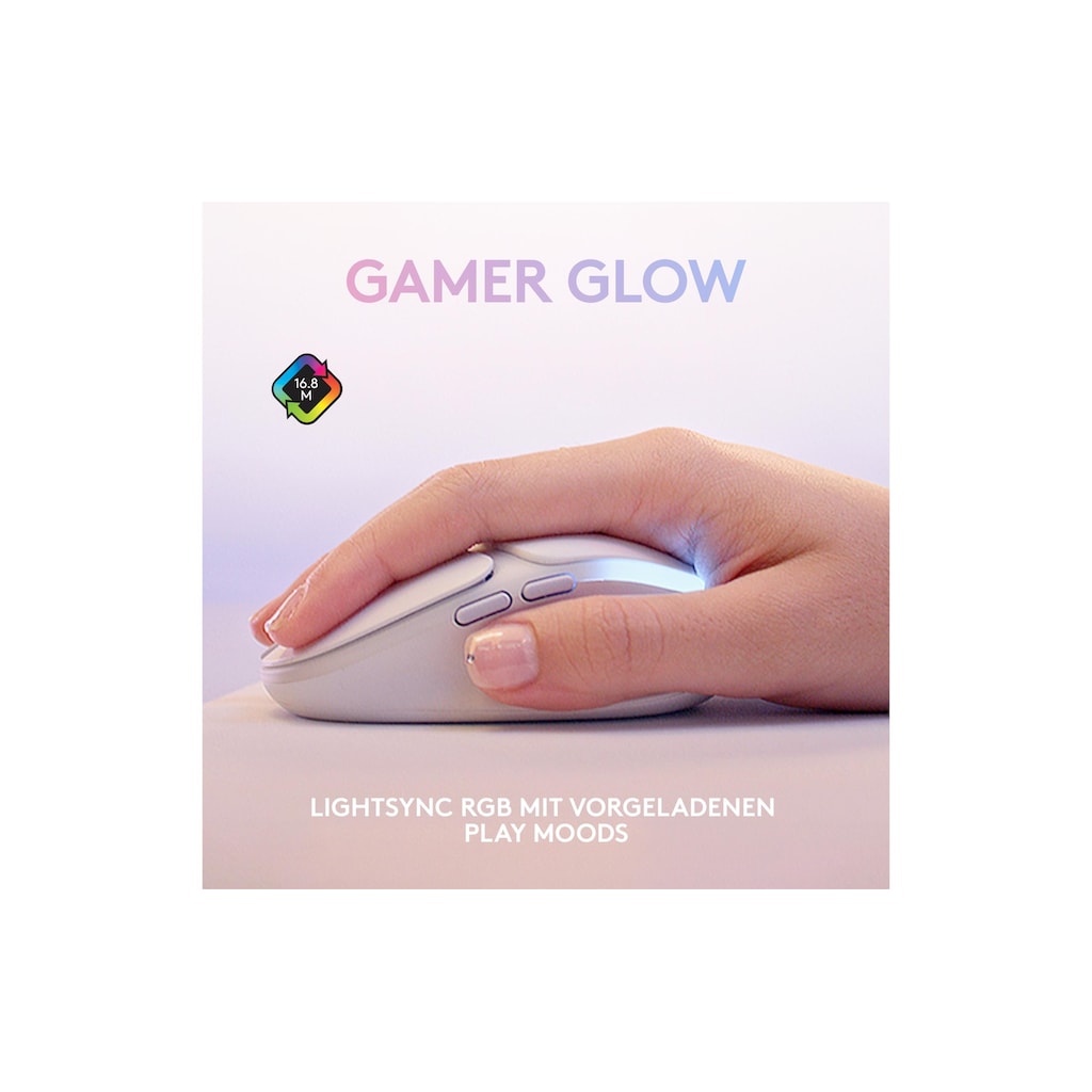 Logitech Gaming-Maus »Logitech G705 Gaming Mouse off white«, kabellos
