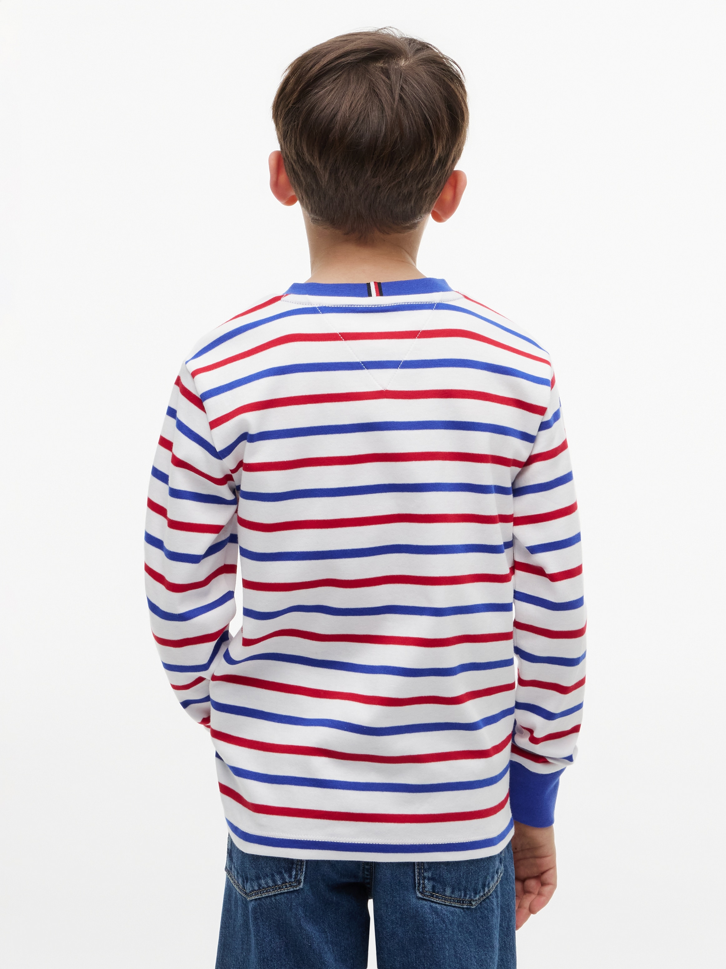 Tommy Hilfiger T-shirt à manches longues Kinder bis 16 Jahre mit Rundhalsausschnitt