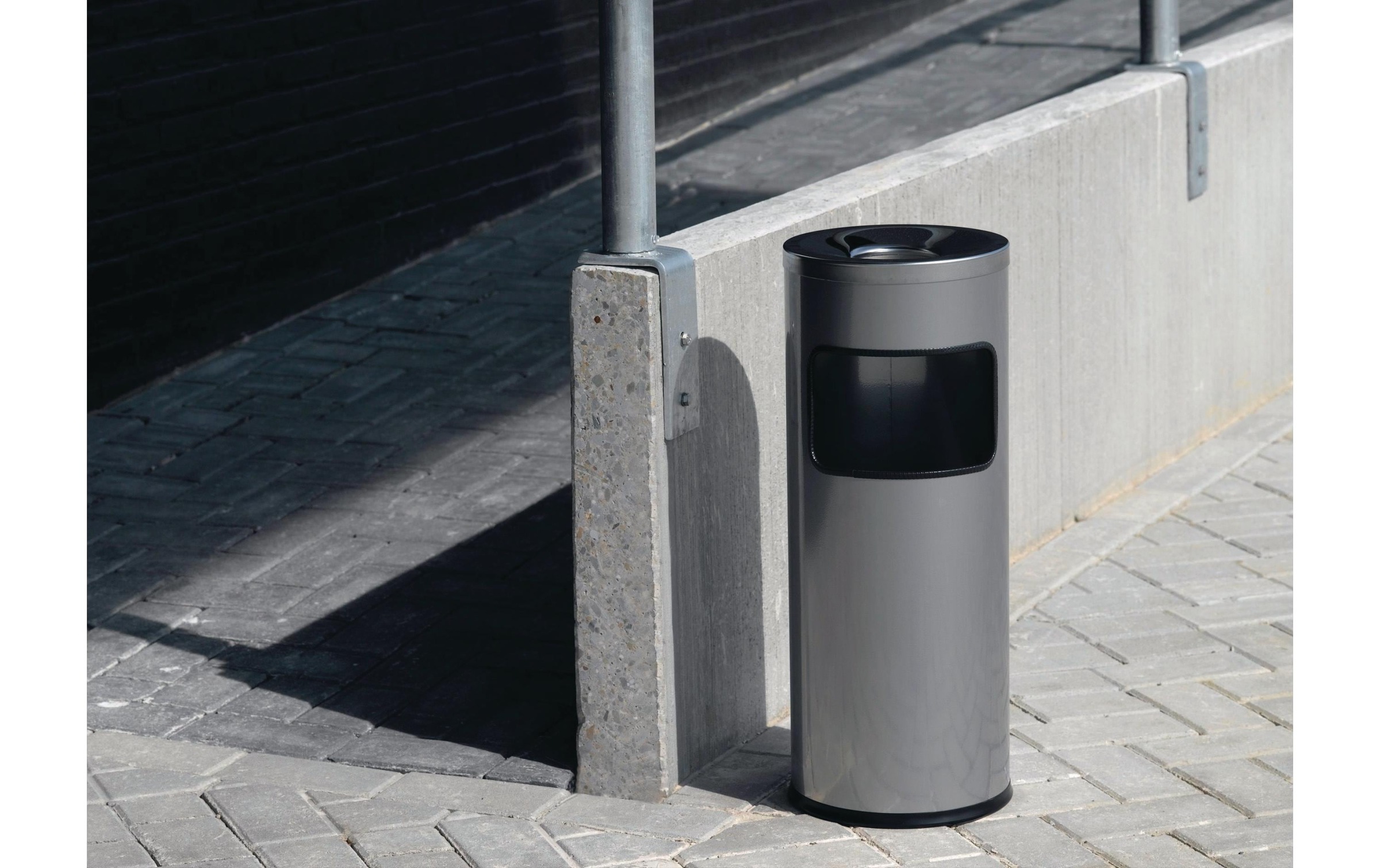 DURABLE Mülleimer »Safe mit Ascher« 2 Behälter