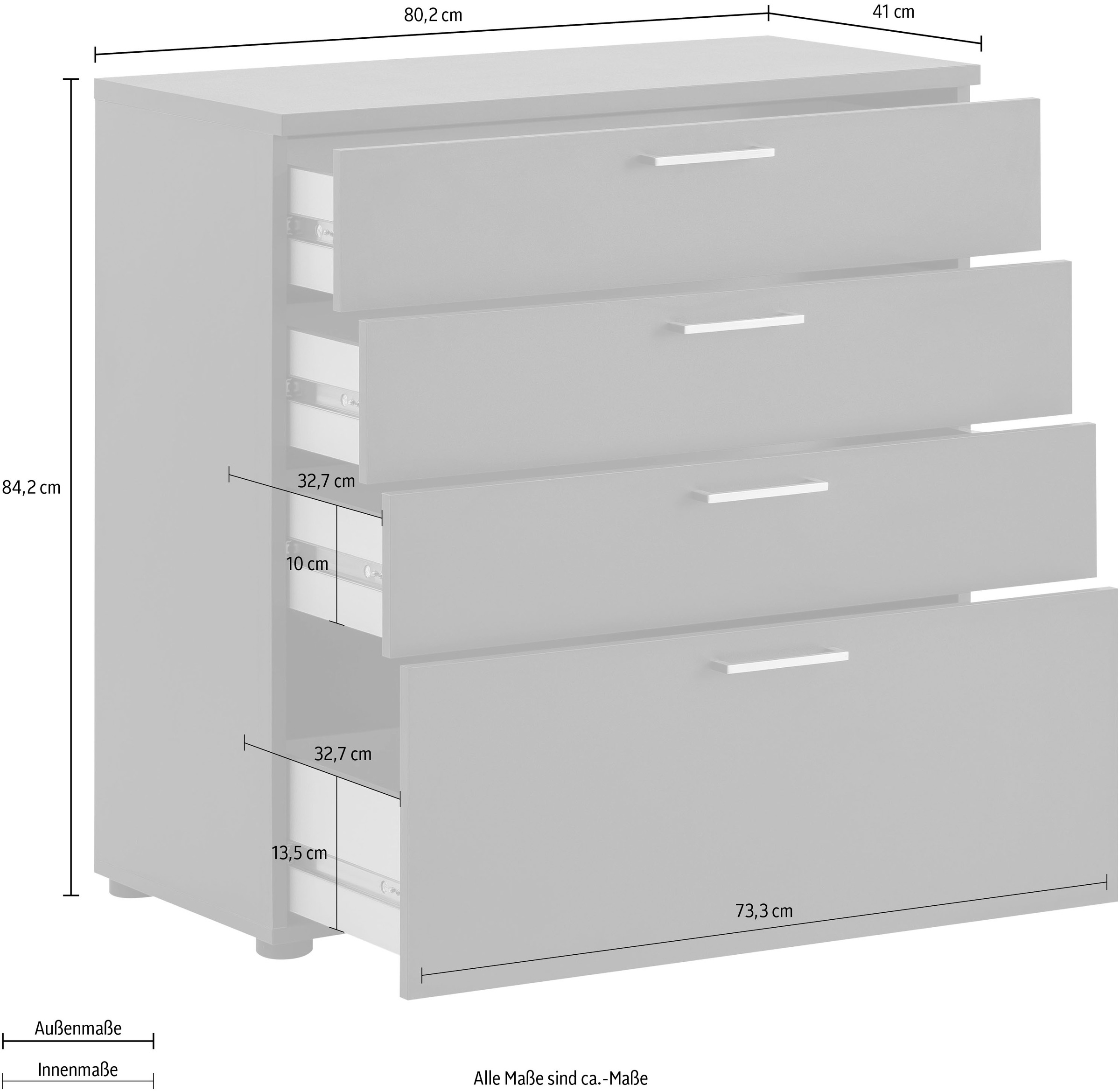 Schildmeyer Aktenschrank versandkostenfrei 1500«, auf Kommode »Serie