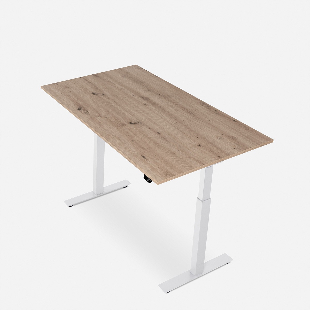 Schreibtische »WRK21 Schreibtisch Smart 120 x 80 cm, Höhenverstellbar, Kendal Eiche / Weiss«