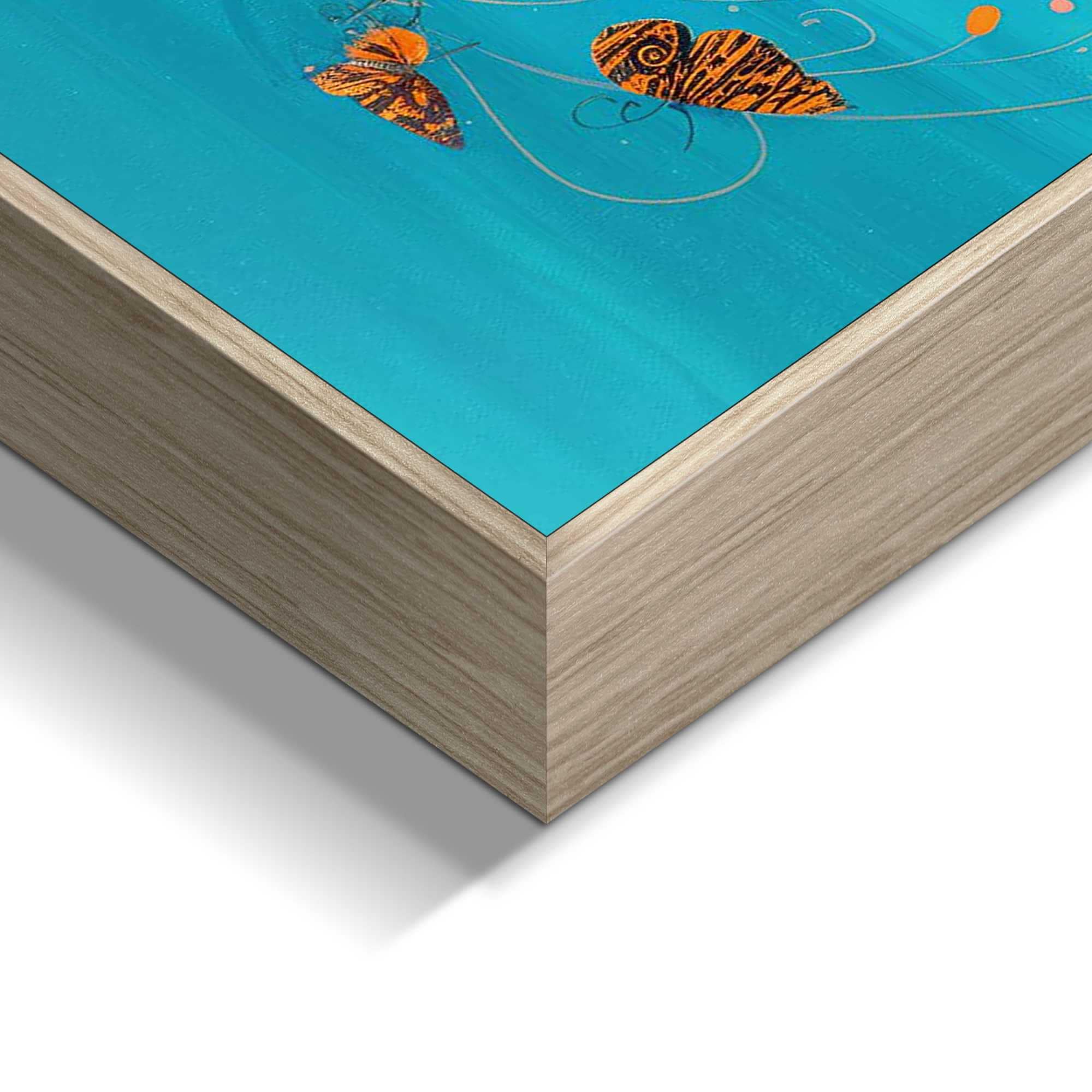 Reinders! Wandbild »Gekleideter Tiger« Wohnzimmer - Mehrfarbig - MDF - Tiere - 50x40 cm