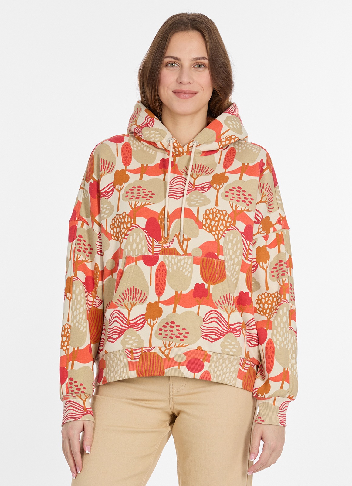 Ragwear 1100000002199 »PIRITA PRINT«, mit Rundhalsausschnitt und Kordelverschluss, normale Schnittform
