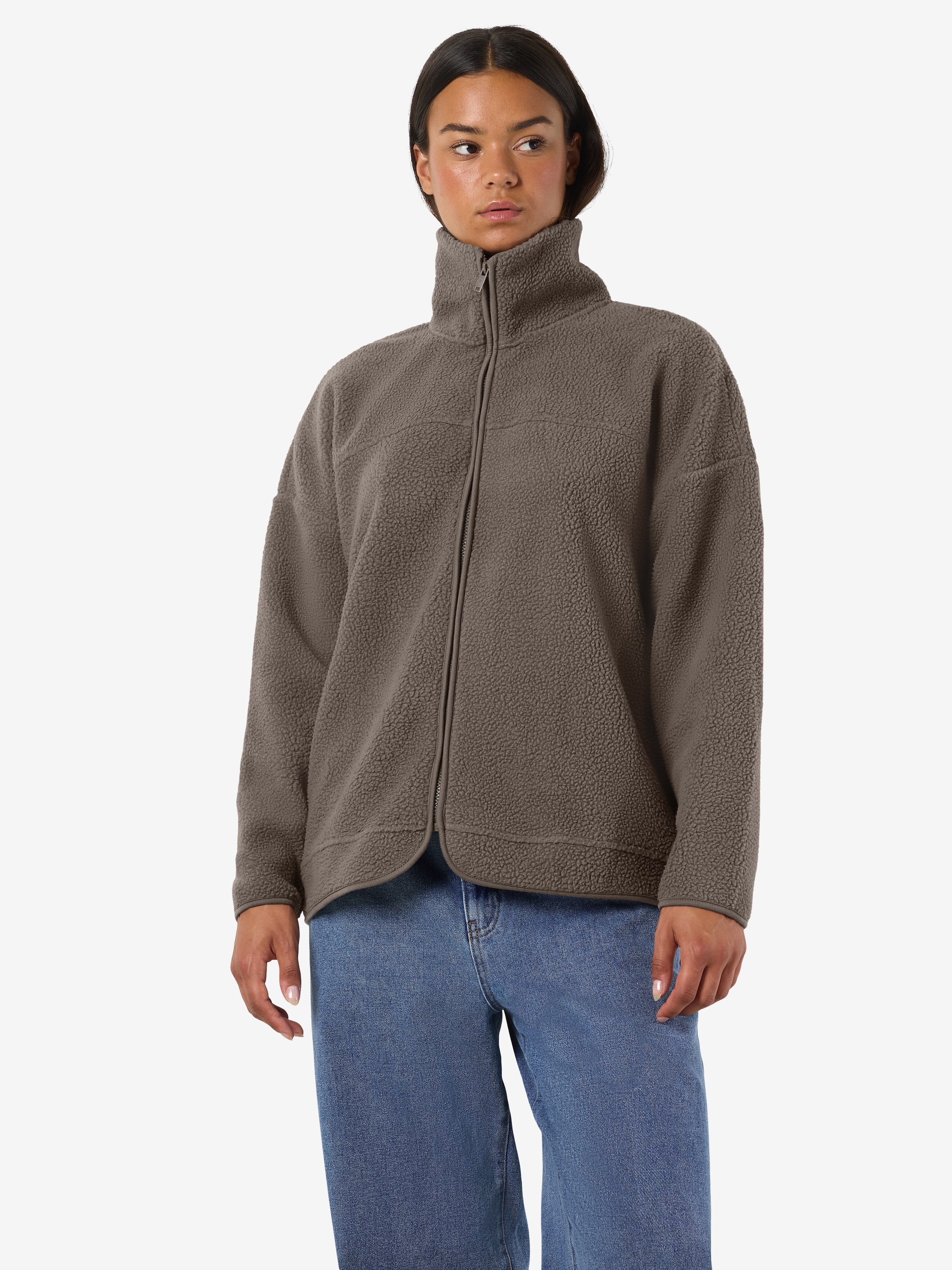 Noisy may Fleecejacke »NMCOZY L/S ZIP SWEATER JRS NOOS«