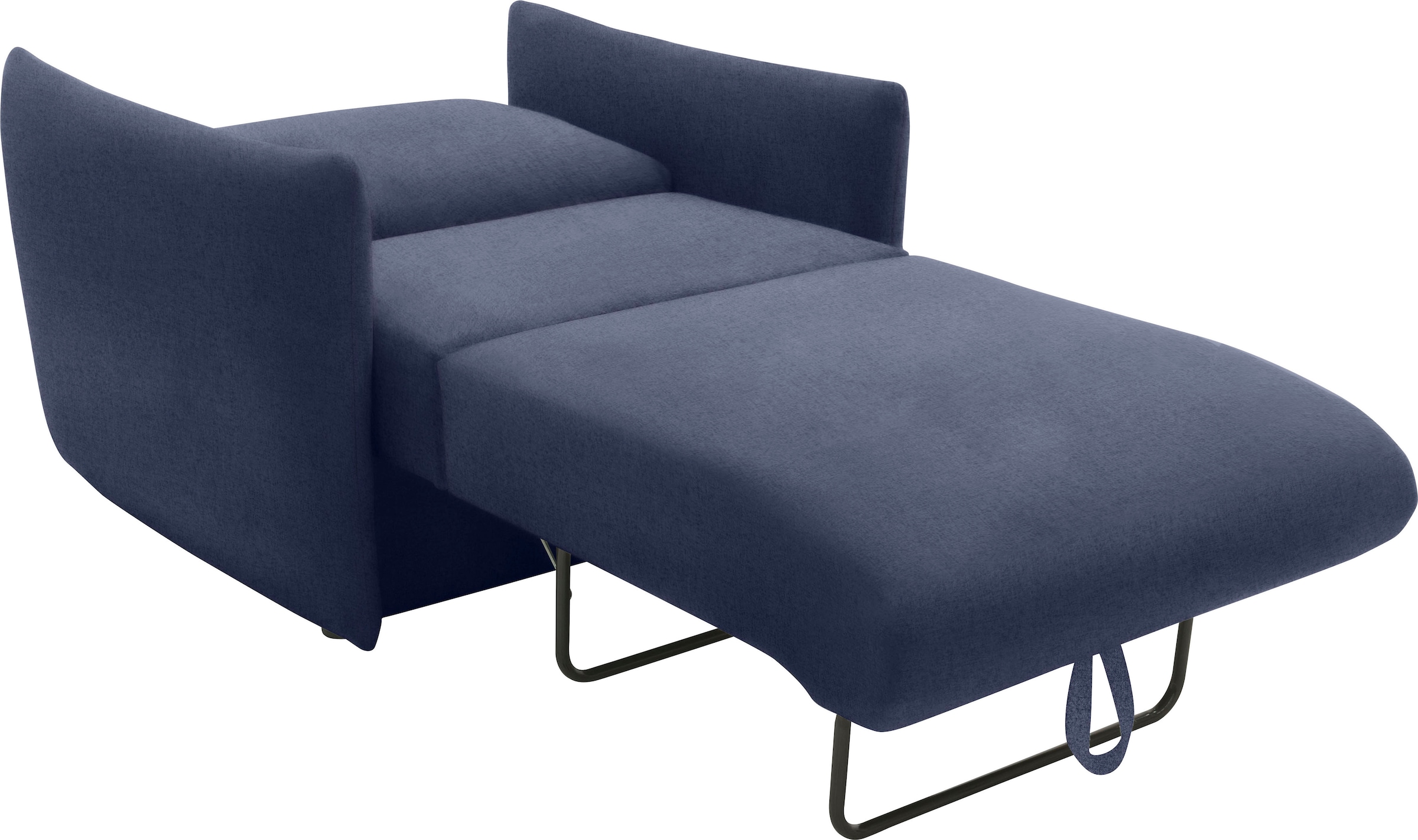 DOMO collection Sessel »700023 wandelbar zum Loungesessel, Relaxliege und Gästebett«, Schlaffunktion, Federkern, stabile Liegefläche ca. 70 x 195 cm