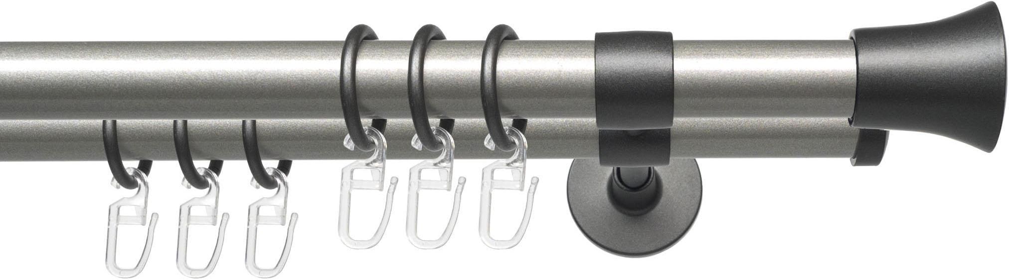 Image of Liedeco Gardinenstange "Lan Scan" Ø 20 mm 2 läufig-läufig Fixmass 2-läufig im Fixmass Ø 20 mm