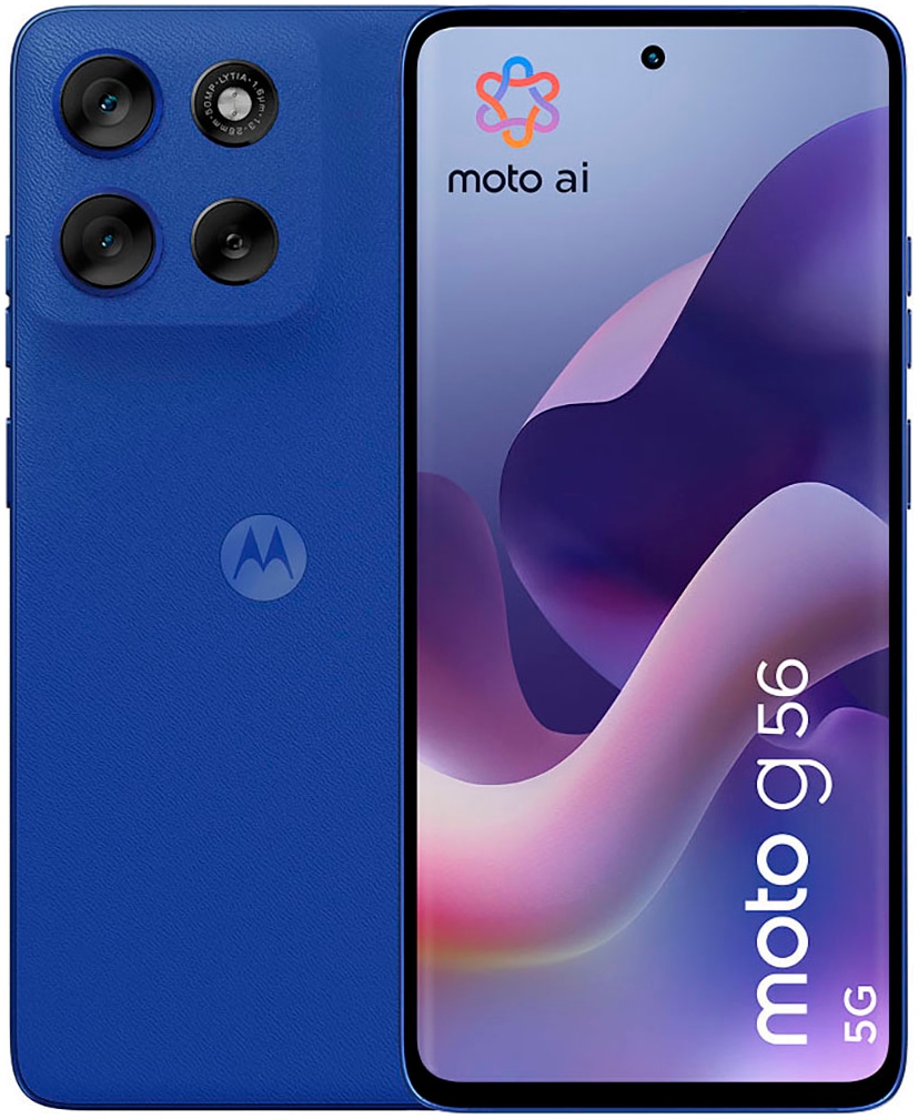 Image of Motorola Smartphone "g56 5G (XT2529-2)" PANTONE Dazzling Blue