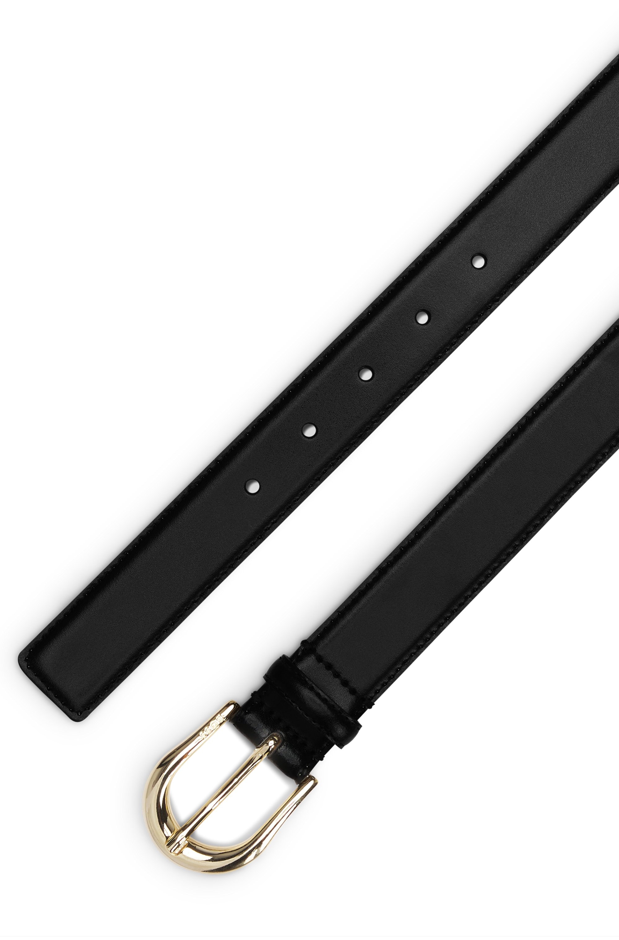BOSS Ceinture en cuir »Carol-St-G_Sz30« mit abgerundeter Schliesse