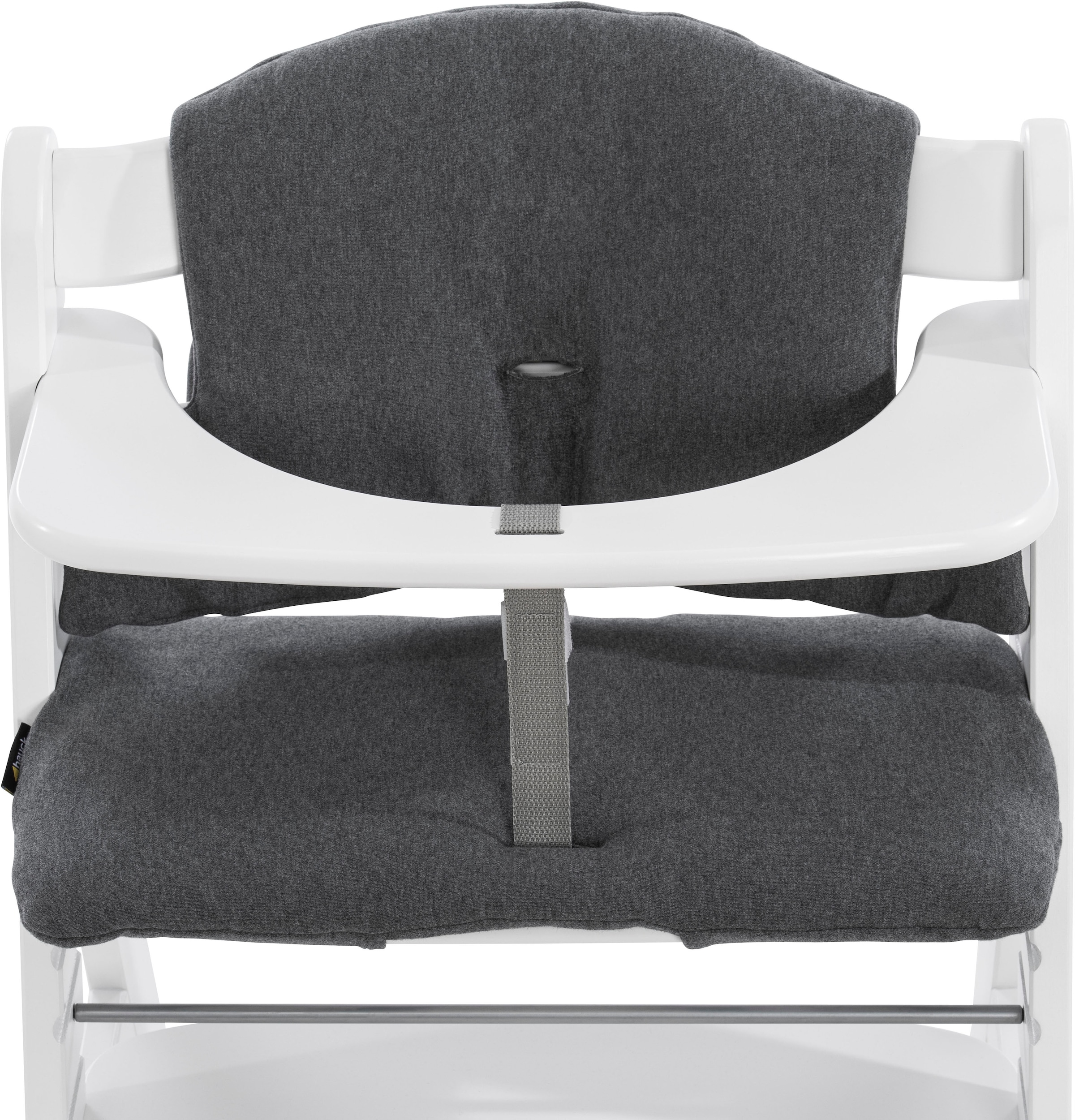 Hauck Housse de siège pour enfant »Select, jersey charcoal« für den ALPHA+ Holzhochstuhl und weitere Modelle