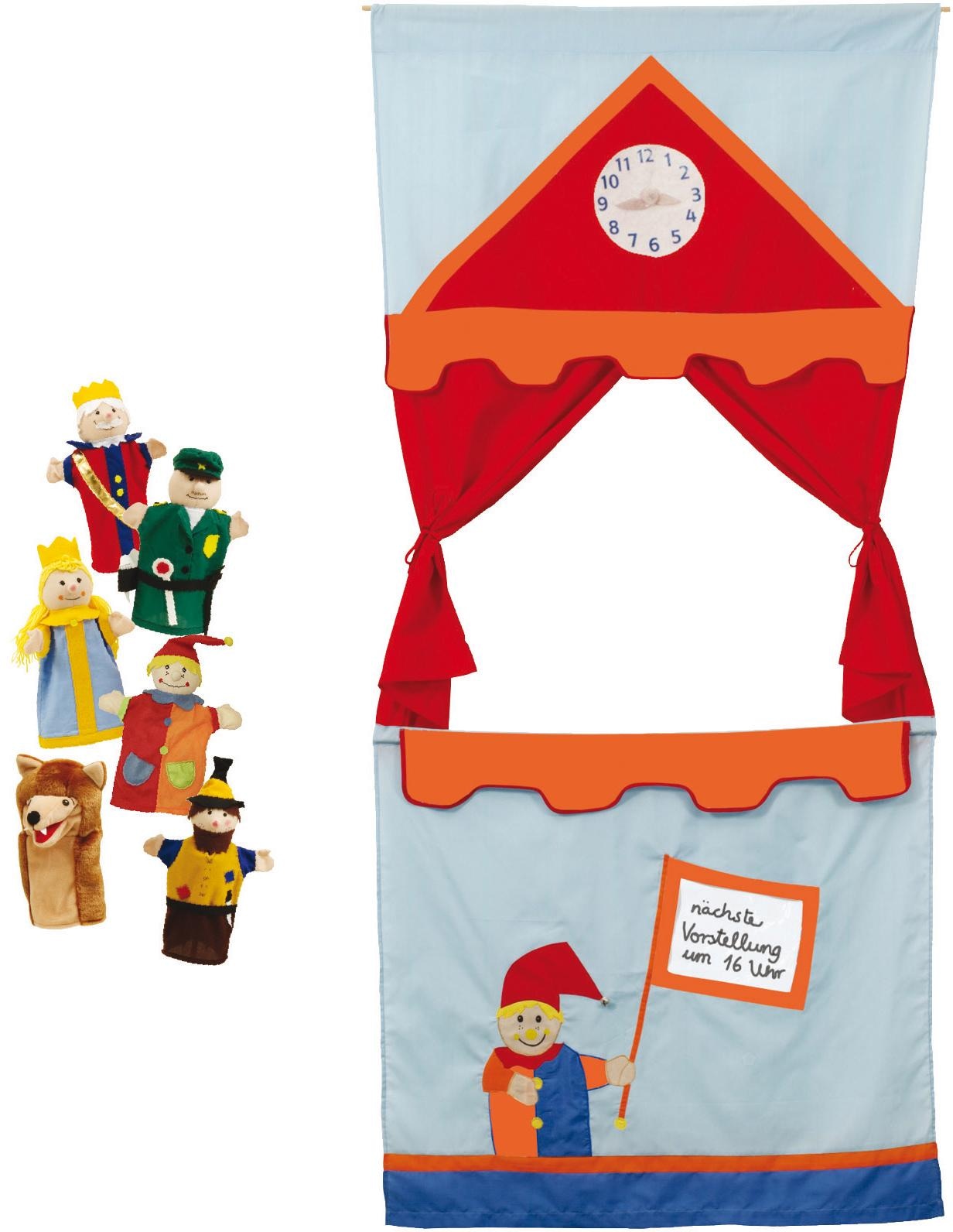 Image of roba Türtheater "Kasperltheater mit Handpuppen"