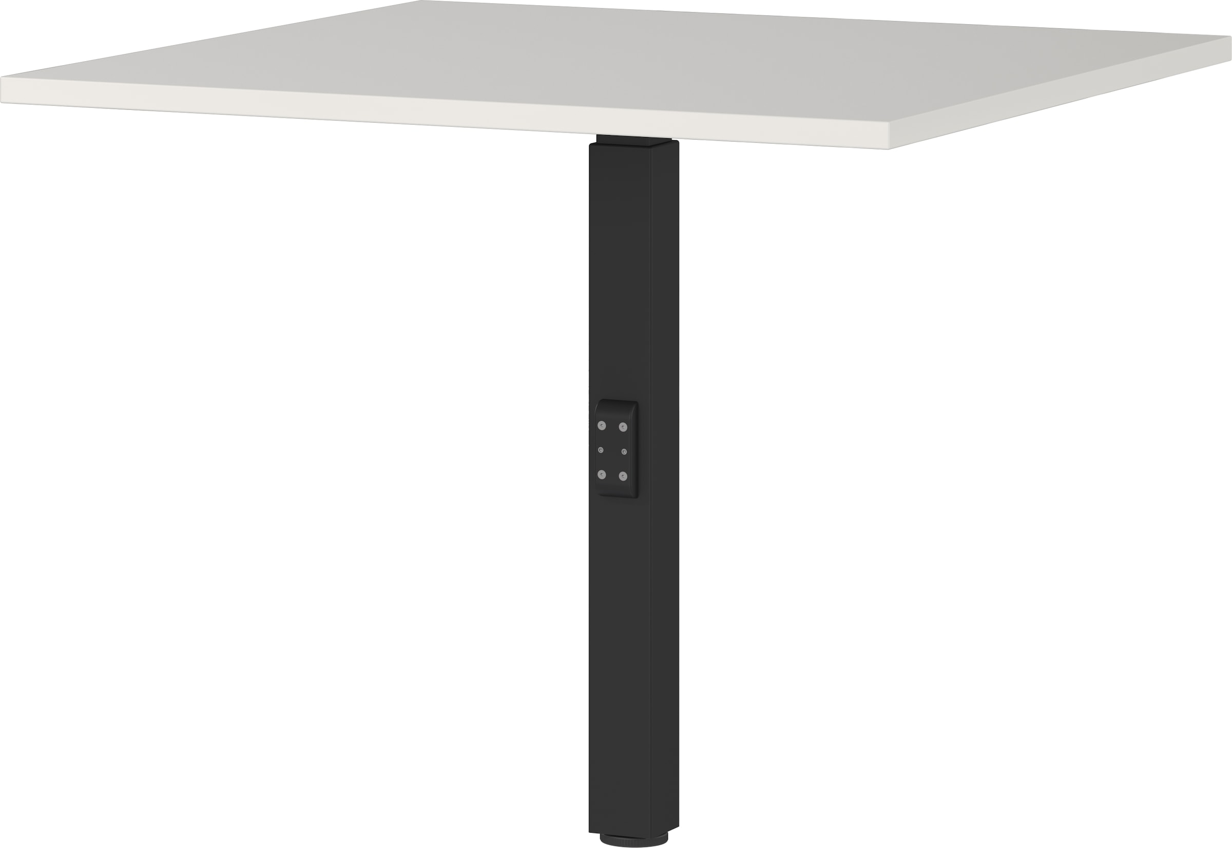 Image of GERMANIA Eckverbindungsplatte "Agenda" 80 x 68-91 x 80 cm, mechanisch höheneinstellbar, Made in Germany