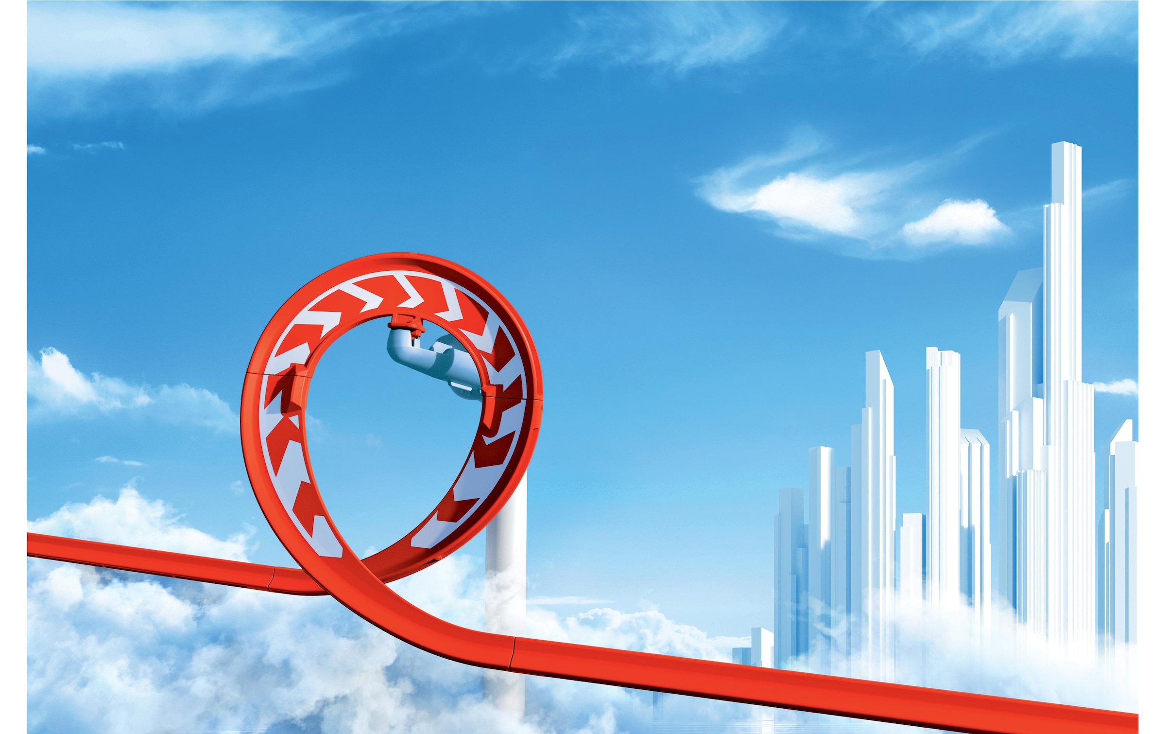   Kugelbahn »Looping a2 (71972), Sky Trails« Made in Europe