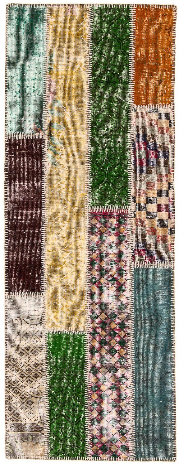 Image of morgenland Wollteppich »Patchwork Patchwork 184 x 120 cm«, rechteckig, 0,8 mm Höhe, Handgeknüpft bei Ackermann Versand Schweiz