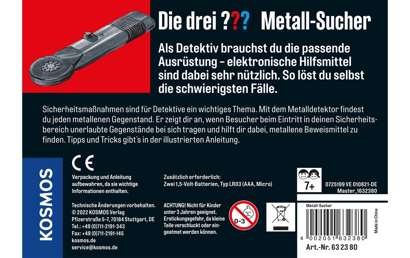 Kosmos Spiel »Die drei ??? Metall-Sucher«