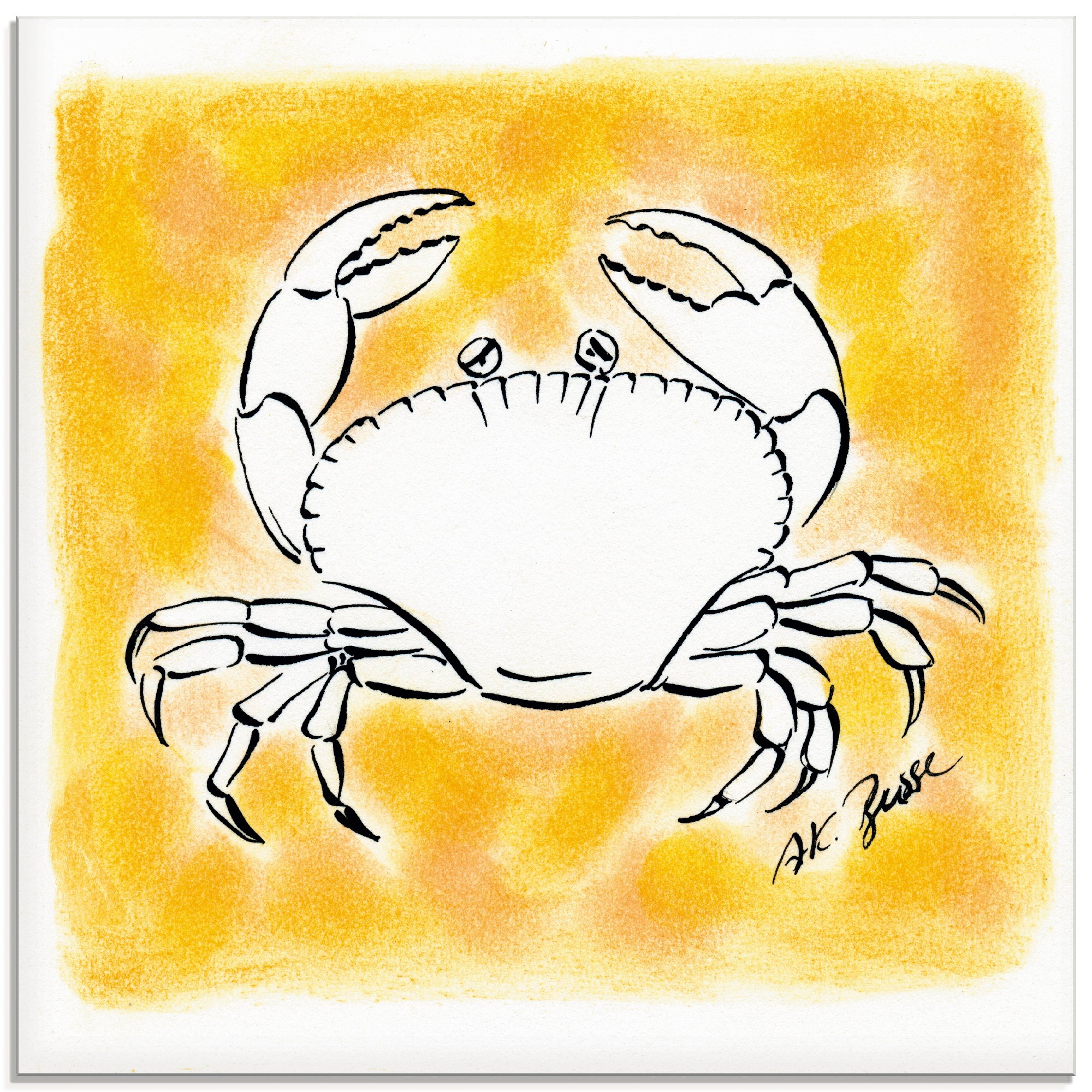 Image of Artland Glasbild »Serie Sternzeichen Krebs«, Sternzeichen, (1 St.) bei Ackermann Versand Schweiz