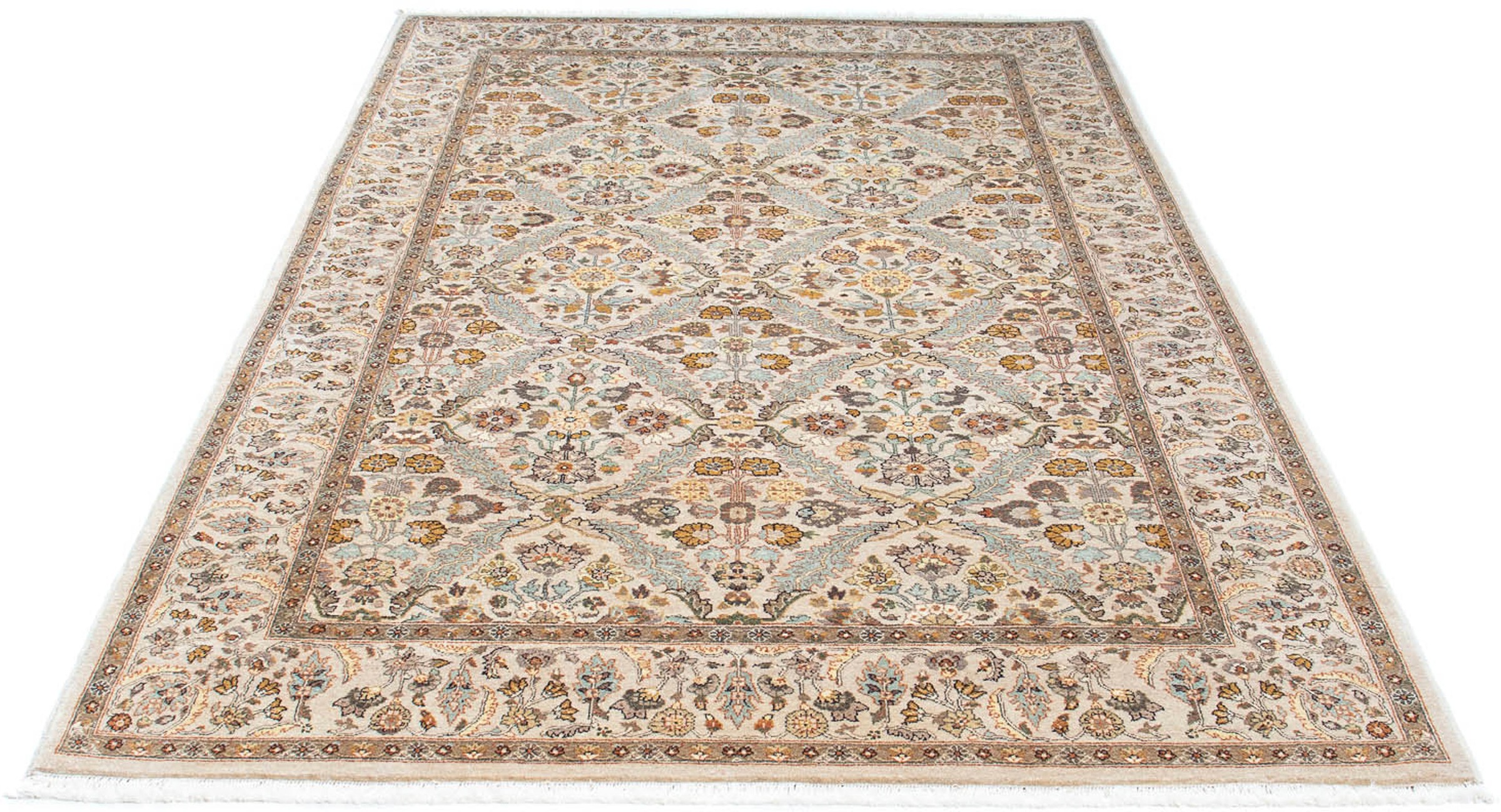 Image of morgenland Orientteppich »Ziegler - 241 x 152 cm - beige«, rechteckig, 6 mm Höhe, Wohnzimmer, Handgeknüpft, Einzelstück mit Zertifikat bei Ackermann Versand Schweiz
