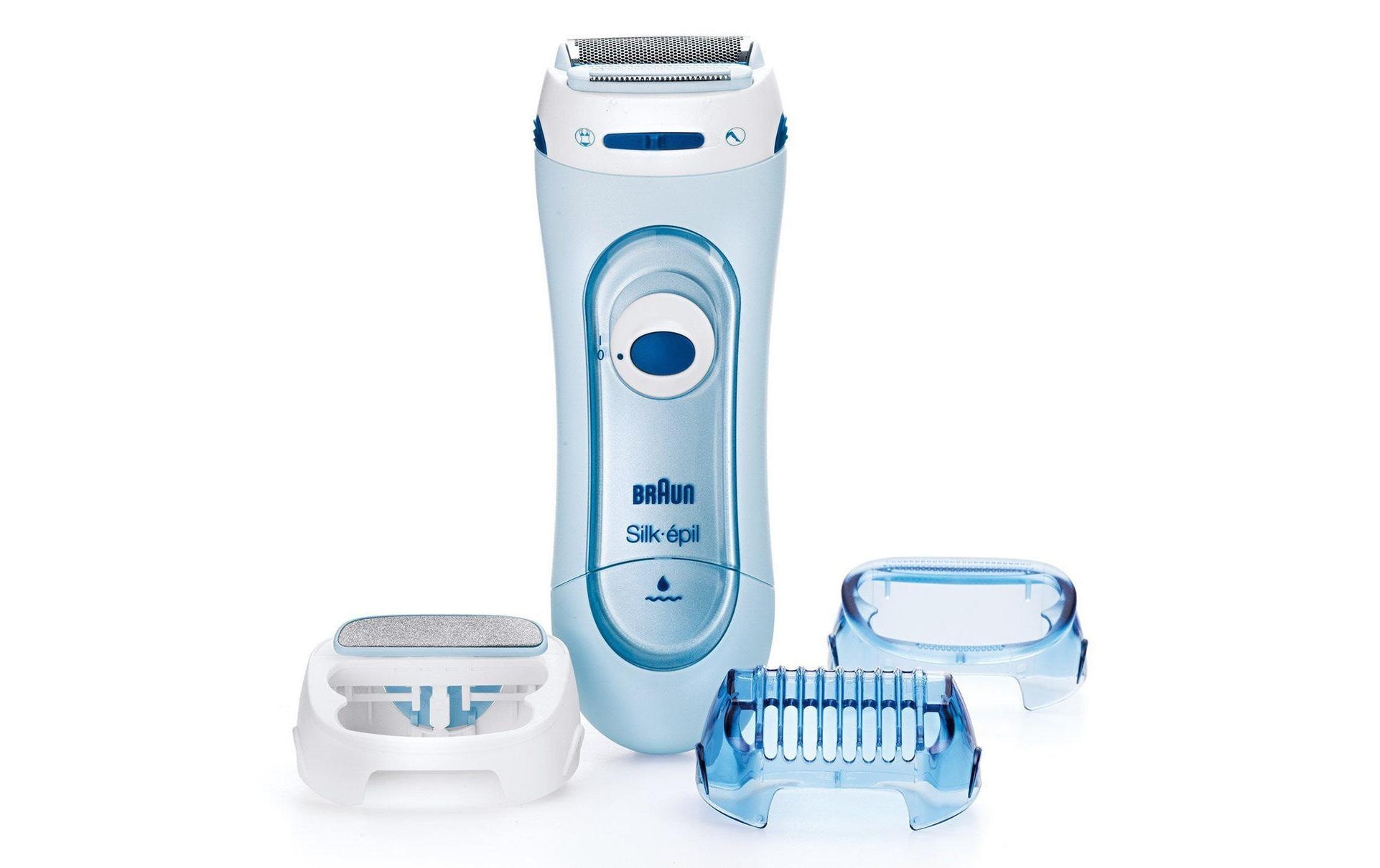 Braun Elektrorasierer »Silk-épil Lady Shaver LS 5160«, 3 St. Aufsätze