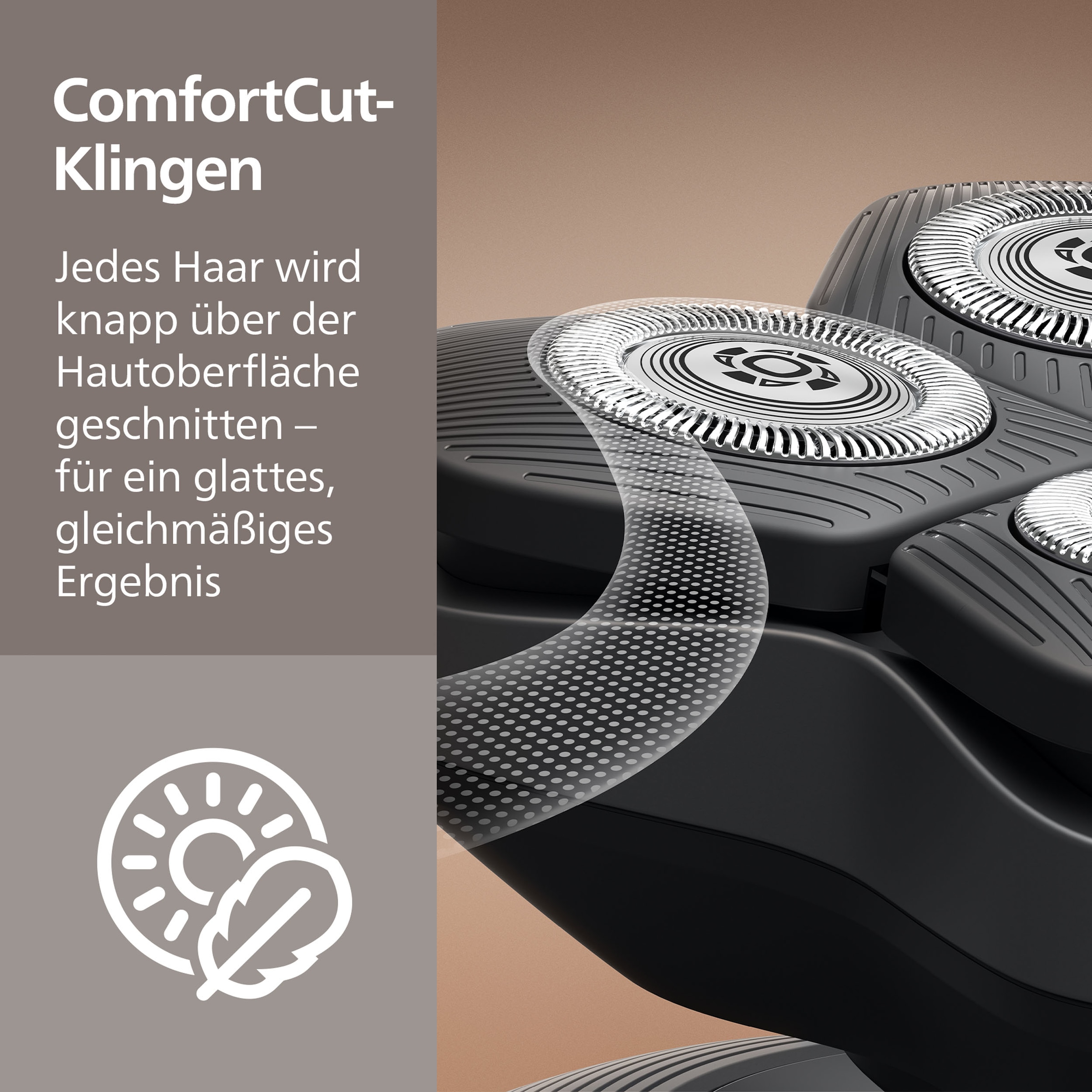 Philips Têtes de rasoir de rechange »HS740/15« mit 36 ComfortCut Klingen, nass und trocken verwendbar