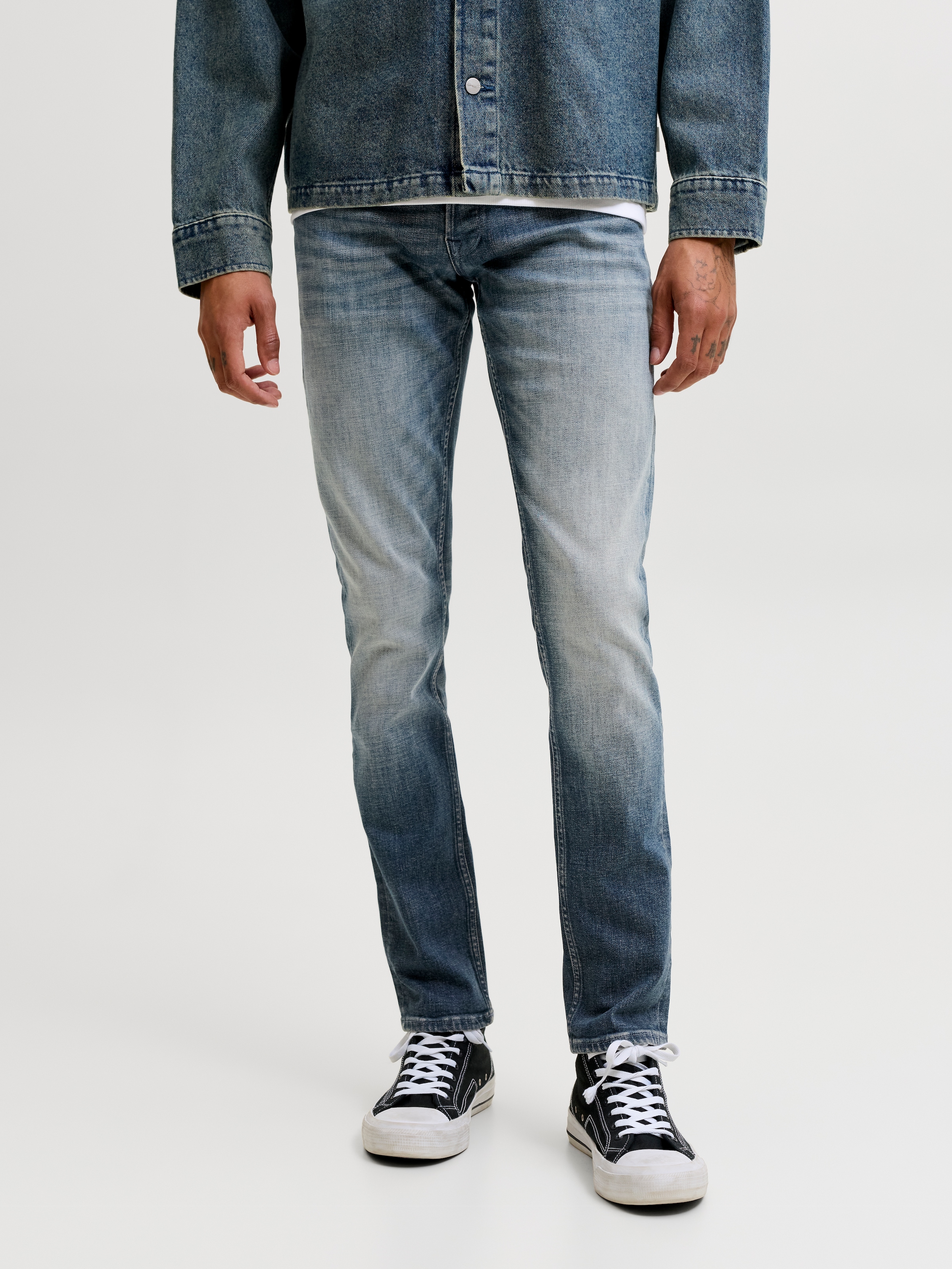 Image of Jack & Jones Slim-fit-Jeans "JJIGLENN JJROY JJ 367 SN" Baumwollmischung, slim fit