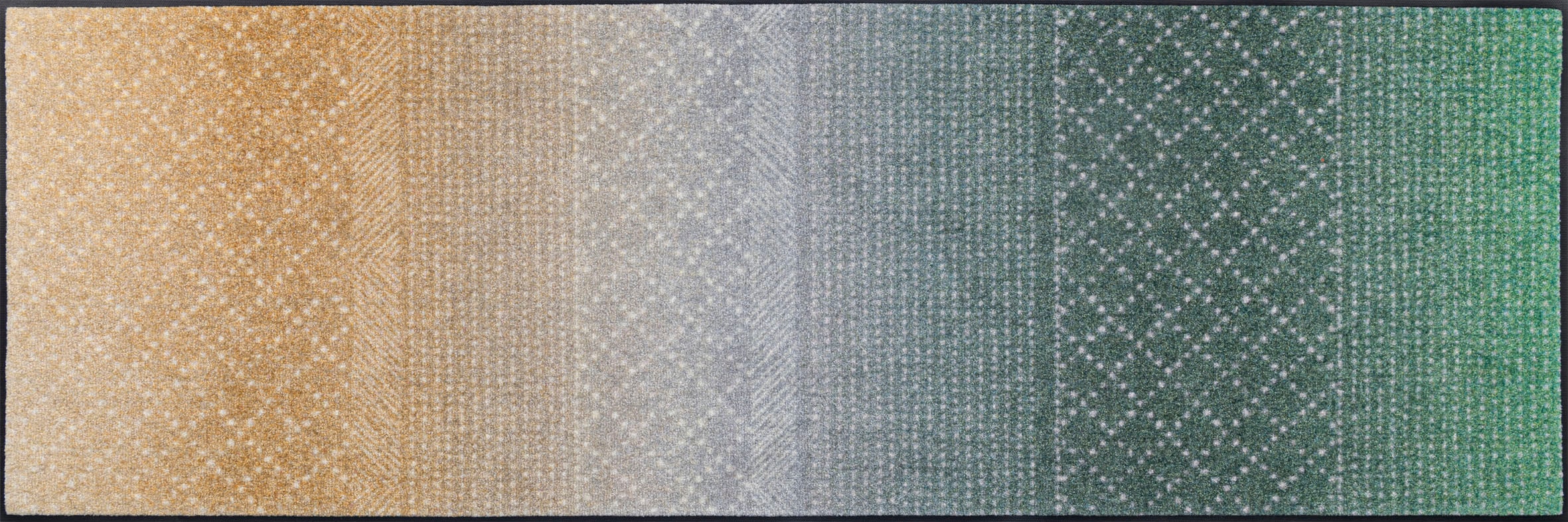 Image of wash+dry by Kleen-Tex Läufer "Green Desert" rechteckig 7 mm Höhe