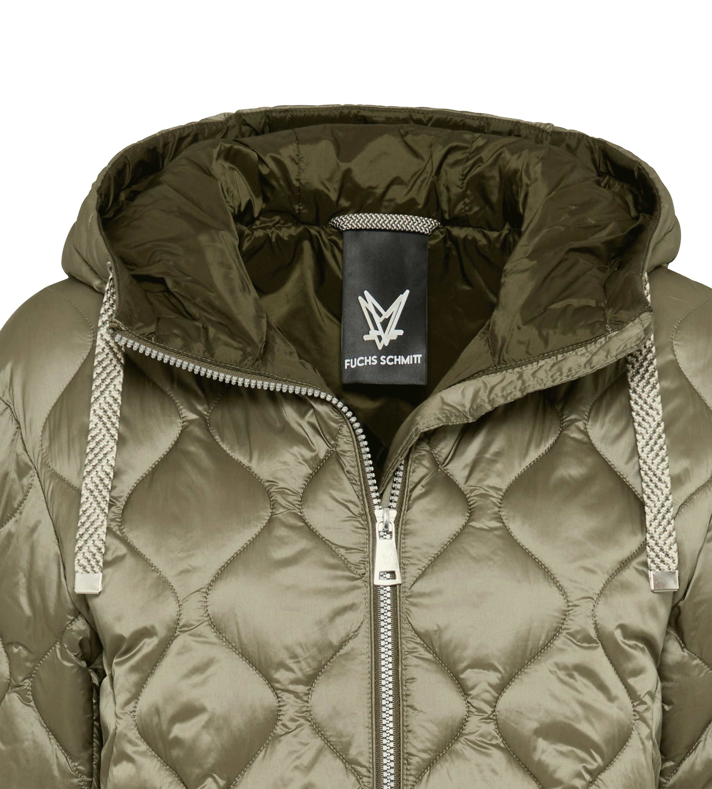 Fuchs Schmitt Steppjacke, mit Kapuze, mit Rautensteppung