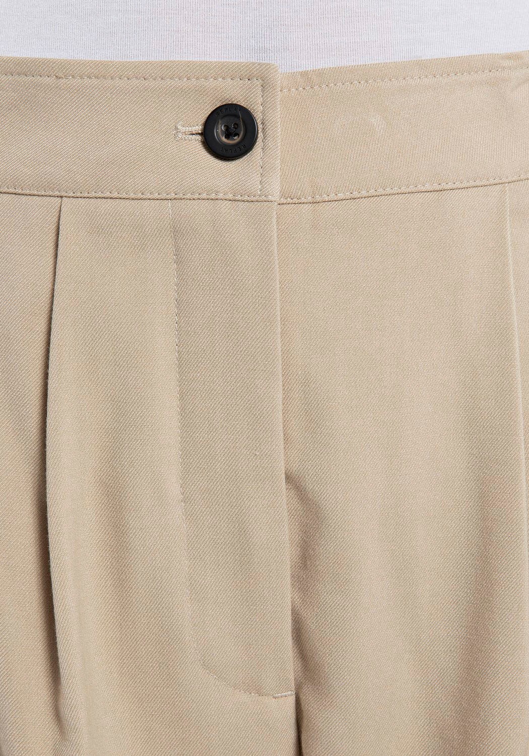 Replay Bundfaltenhose