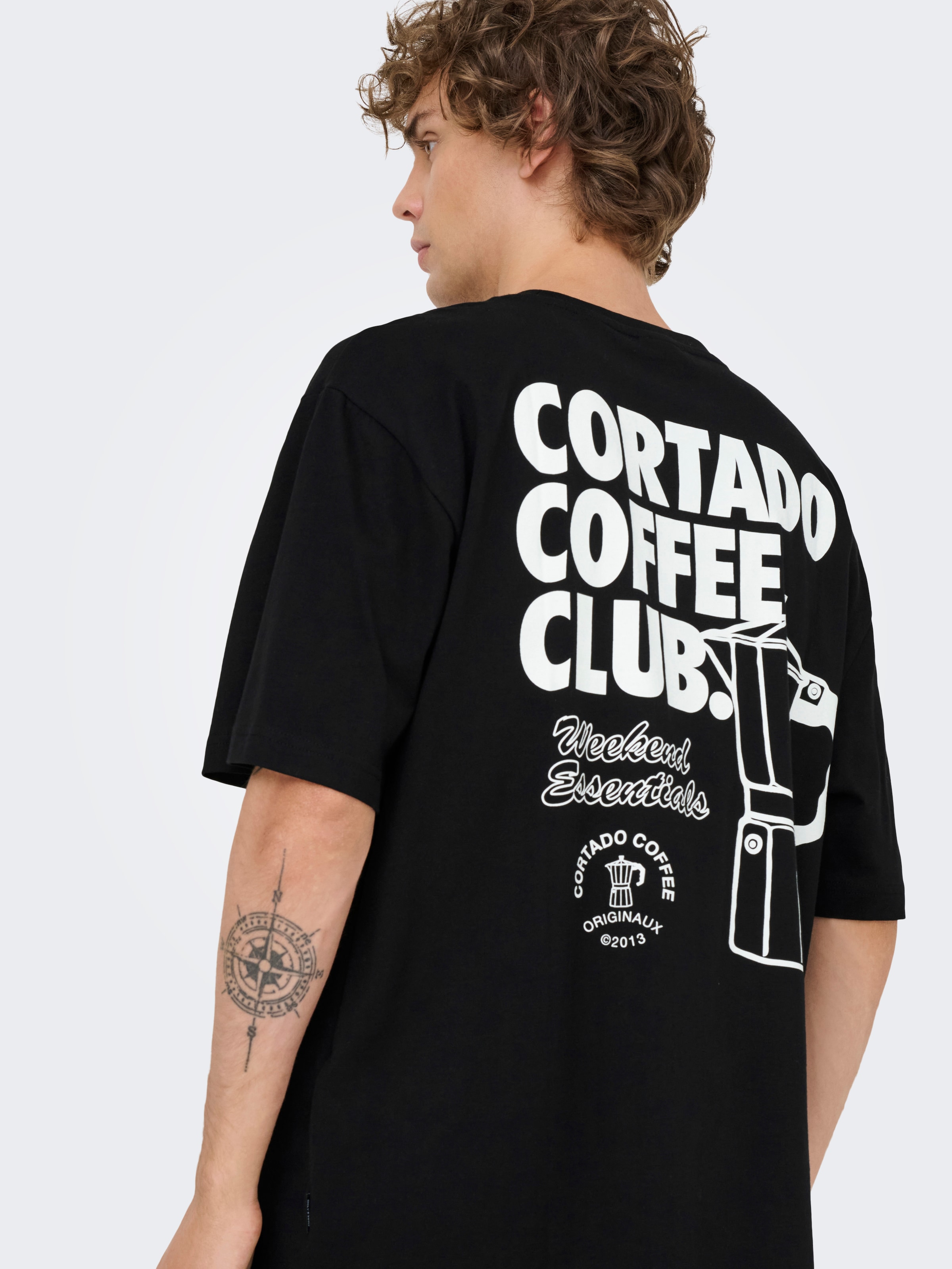 ONLY & SONS T-Shirt »ONSNATHAN RLX SS TEE NOOS« Baumwolle, relaxed fit
