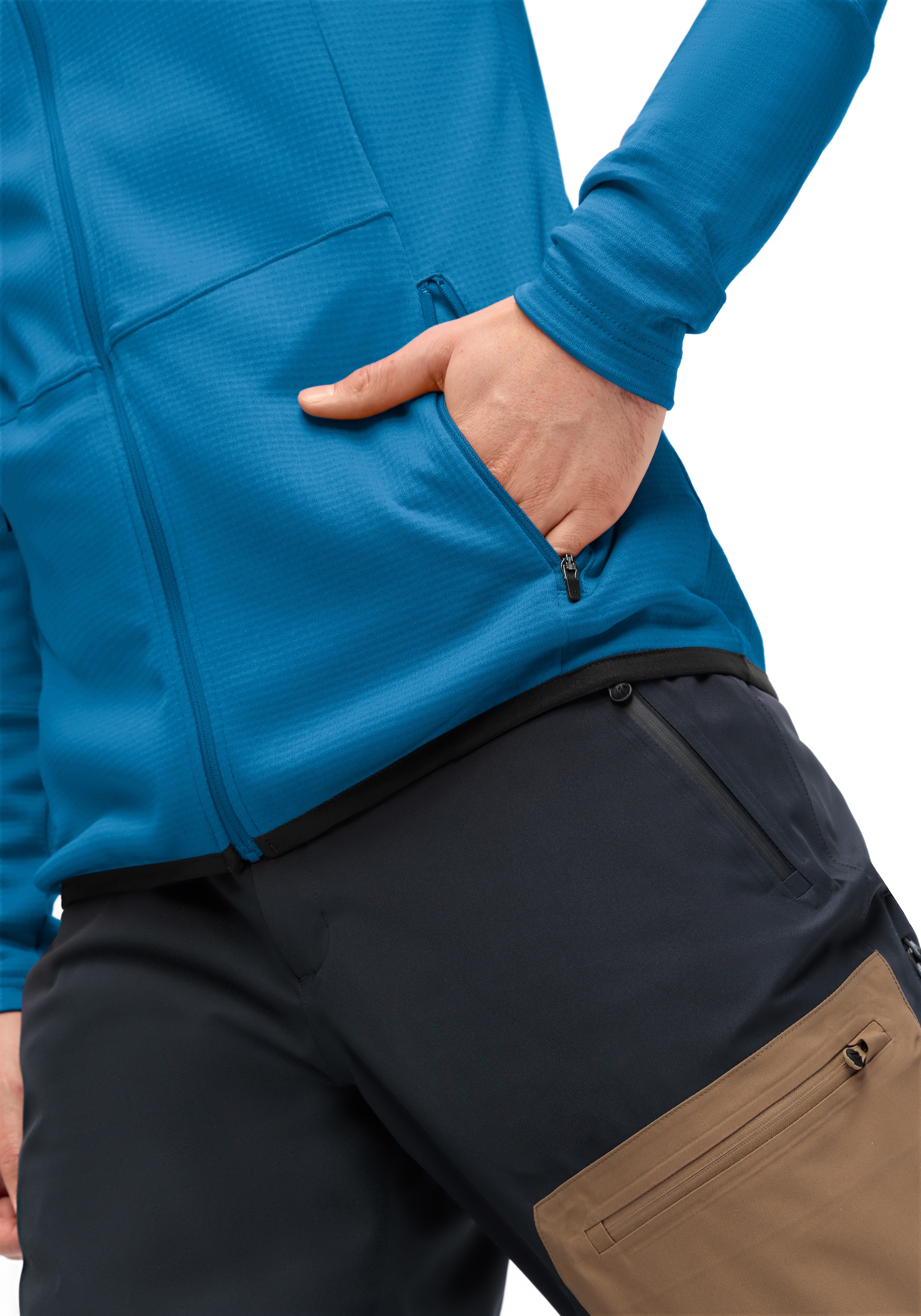 Maier Sports Veste polaire »Sinaia M« Herren Midlayer, atmungsaktiv und schnelltrocknend, Slim Fit