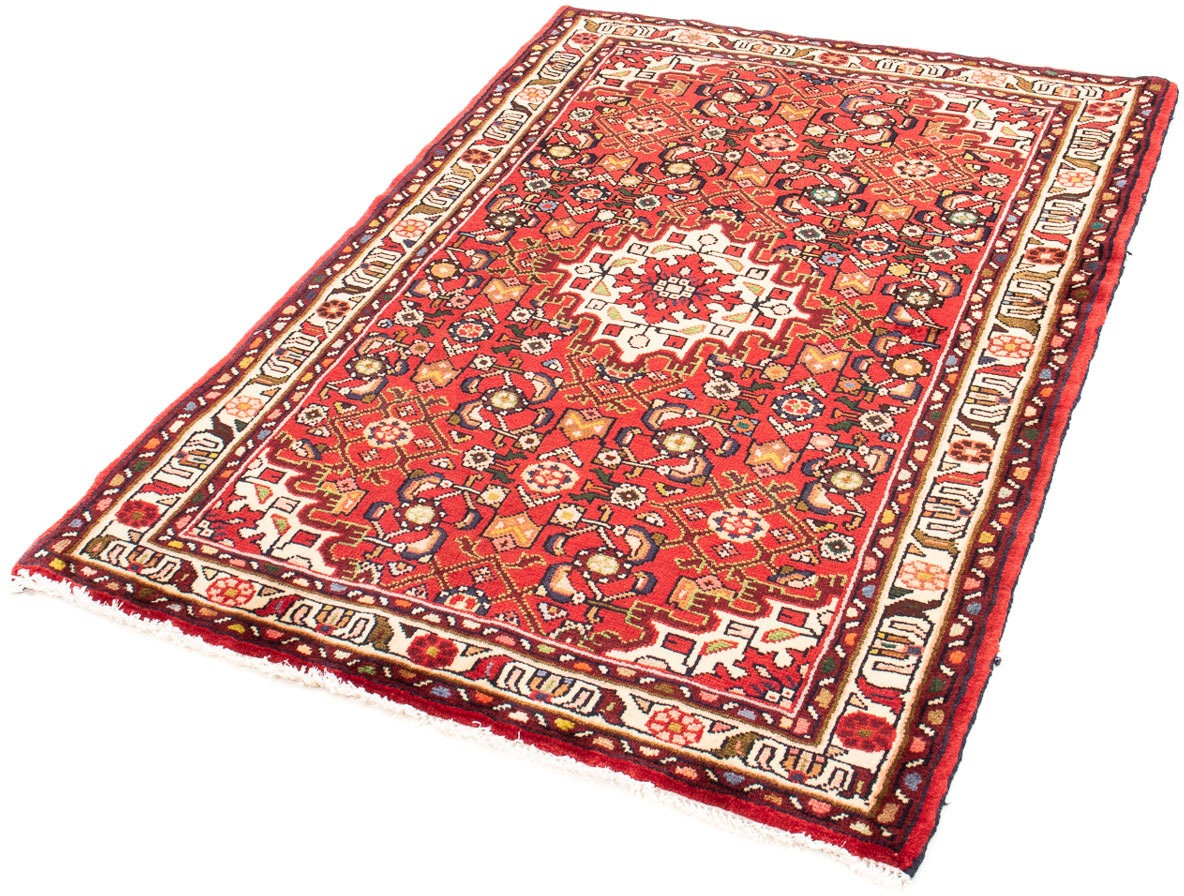 Image of morgenland Orientteppich »Perser - Nomadic - 144 x 105 cm - rot«, rechteckig, 10 mm Höhe, Wohnzimmer, Handgeknüpft, Einzelstück mit Zertifikat bei Ackermann Versand Schweiz
