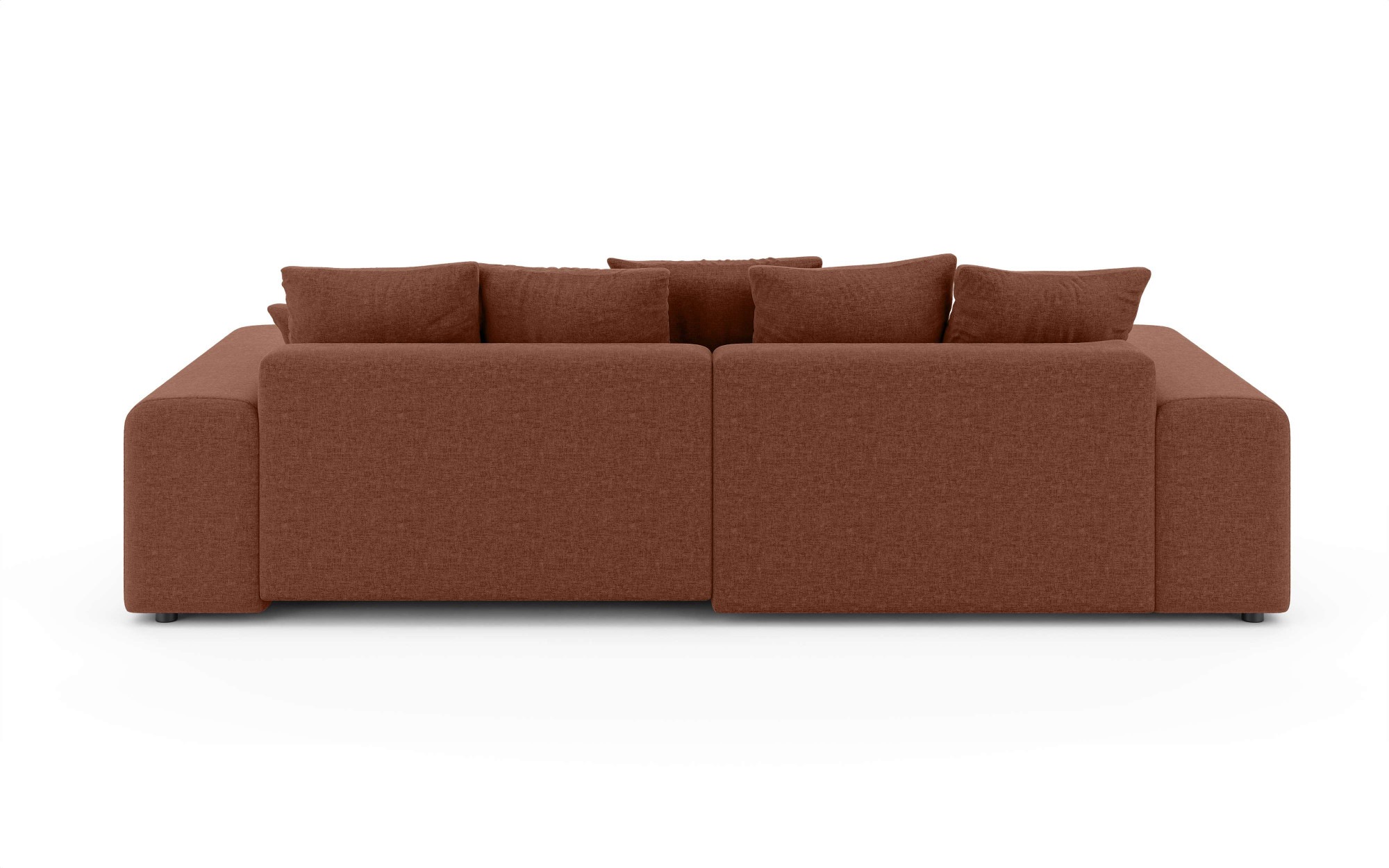 Home affaire Ecksofa »LAKESIDE mit Bettfunktion und Bettkasten, B/T/H 257/166/84 cm«, L-Form, Recamiere beidseitig montierbar, mit Wellenunterfederung