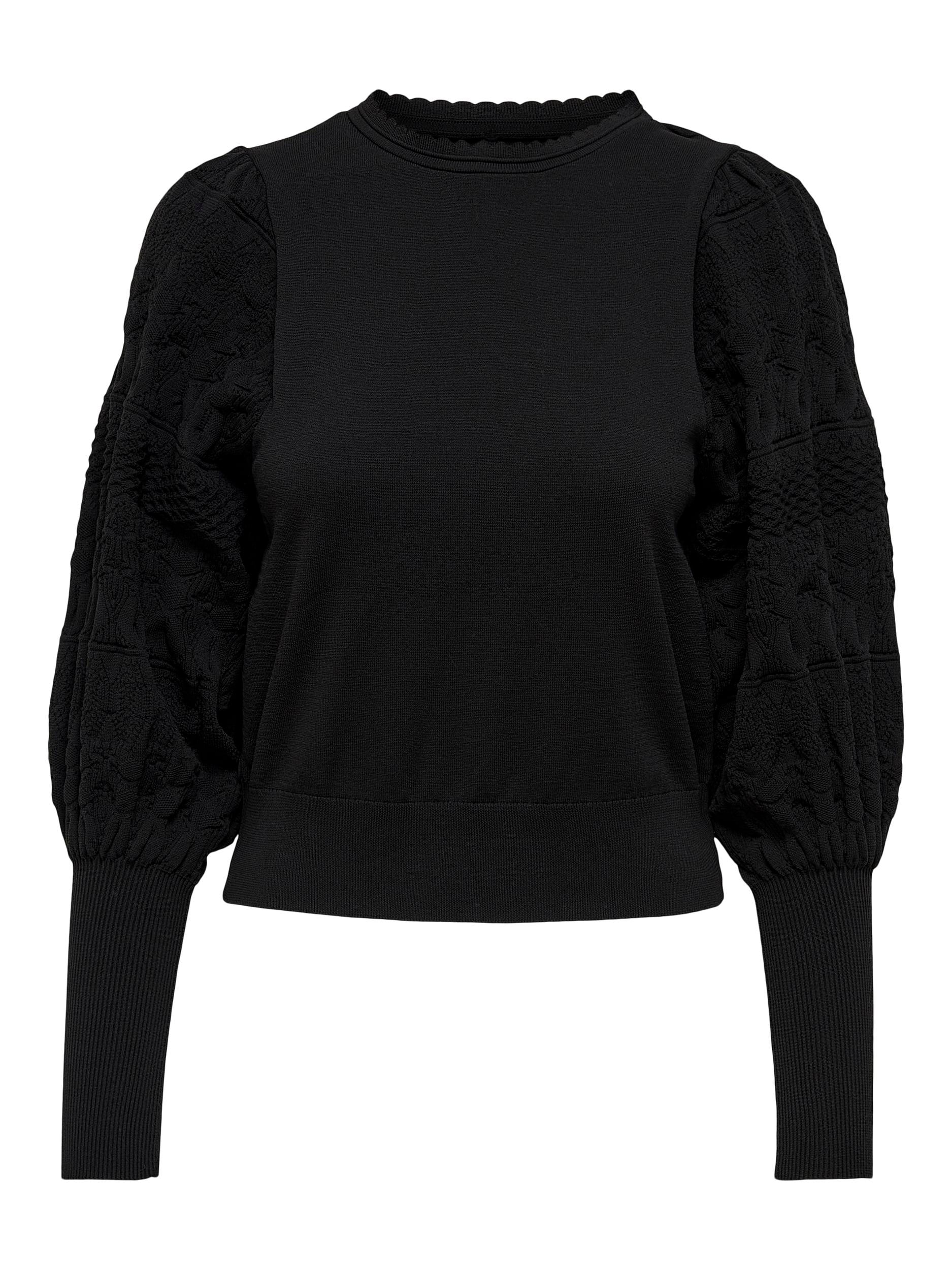 ONLY Rundhalspullover »ONLMELITA L/S O-NECK PULLOVER KNT NOOS«