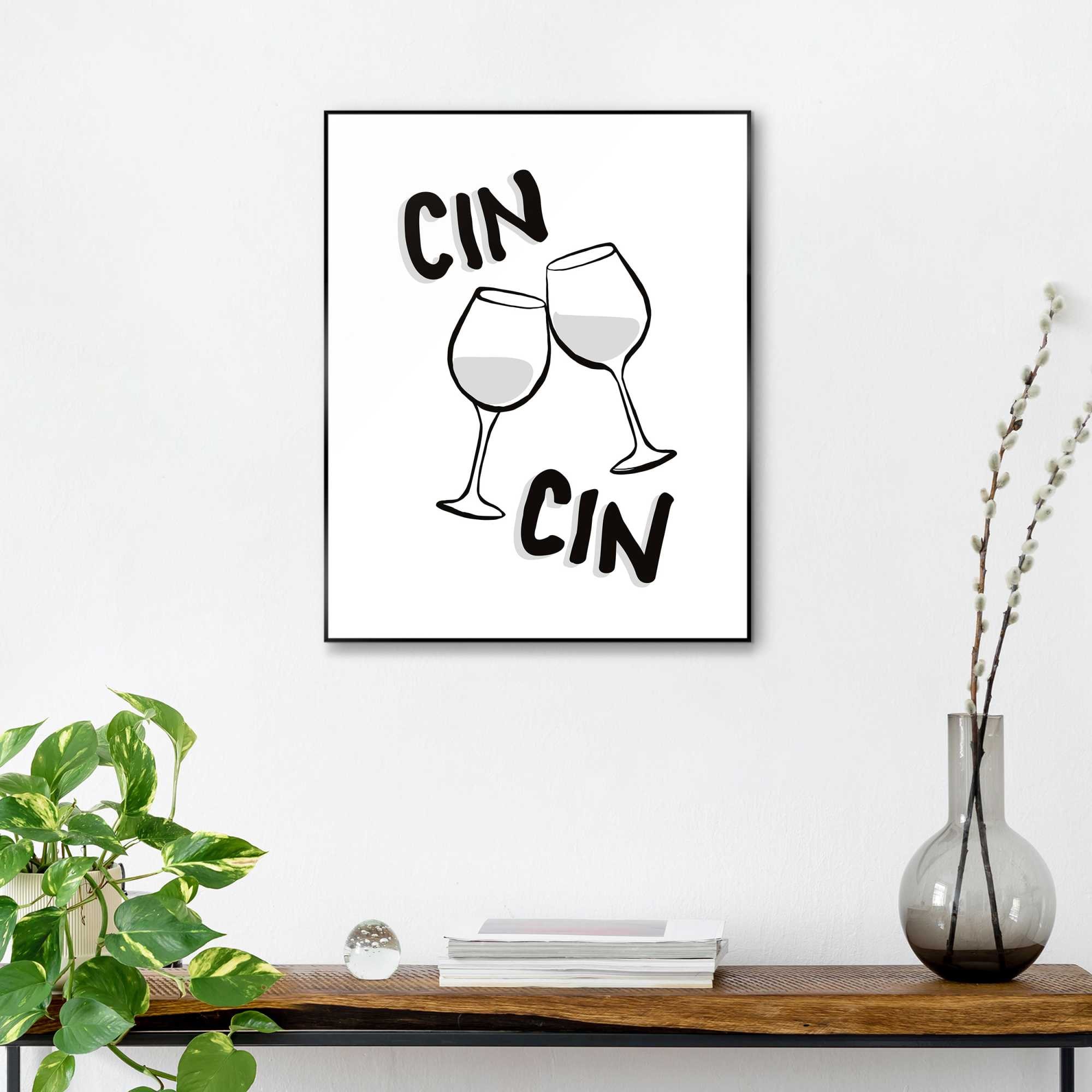 Image of Reinders Bild mit Rahmen "Cin Cin"