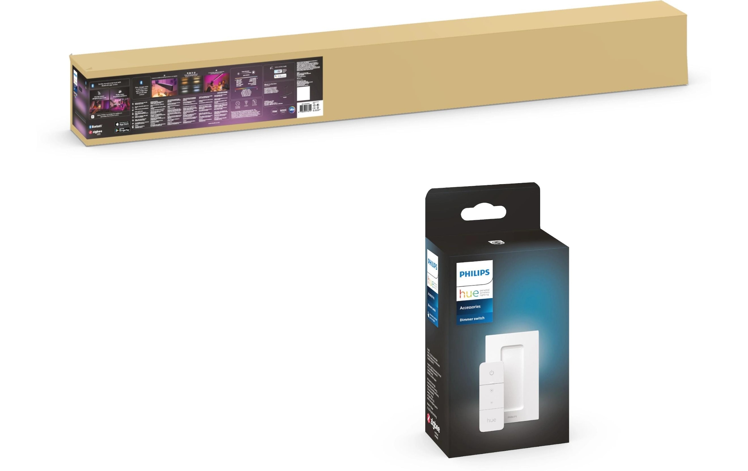Philips Hue Pendelleuchte »White Col. Amb. Ensis Pendelleuchte und DimmSwitch« LED-Modul RGB | kaltweiss | neutralweiss | warmweiss