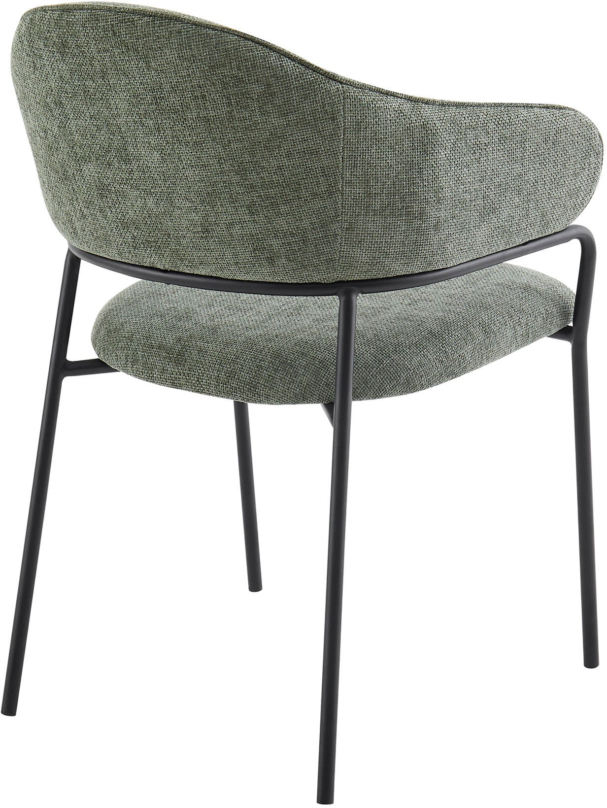 byLIVING Chaise de salle à manger »Curve« (Set) 2 cuismoderner Stoff Stuhl mit gemütlichem Sitzkomfort, verschiedene Farben.