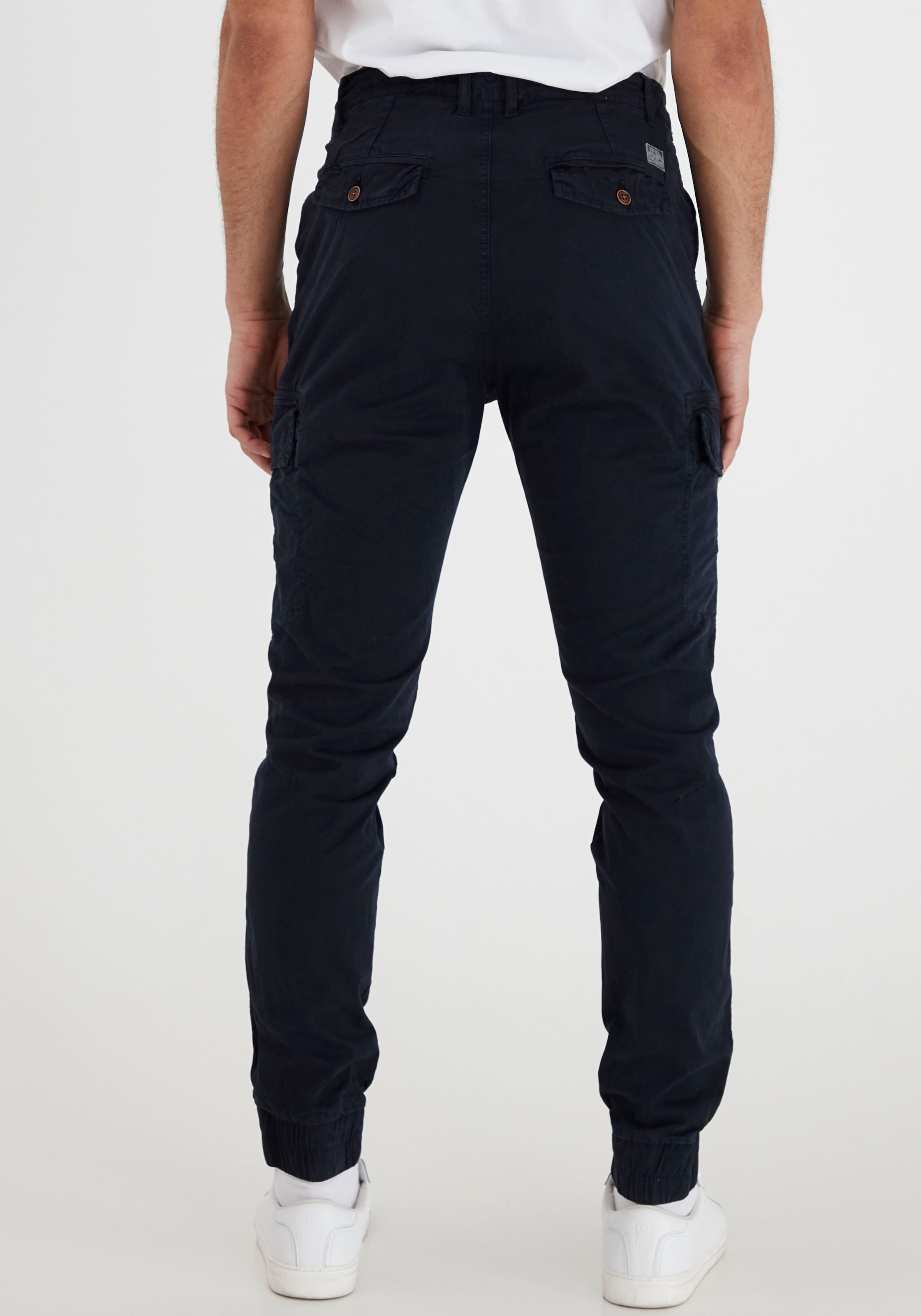 Image of Blend Cargohose "BHNAN" mit normaler Länge, aus Baumwolle und Elasthan, normale Passform