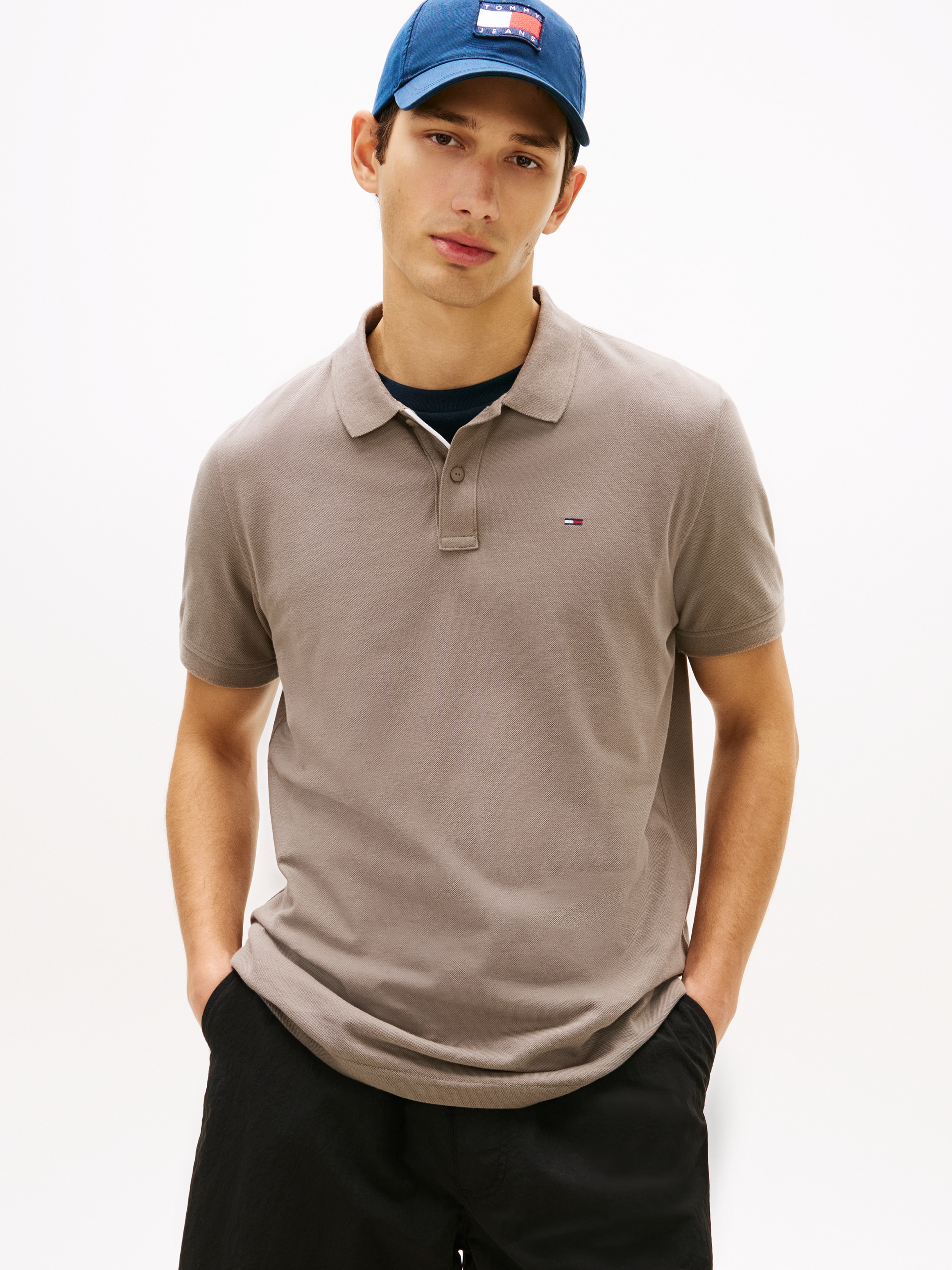 Tommy Jeans Polo »TJM SLIM PLACKET POLO EXT«