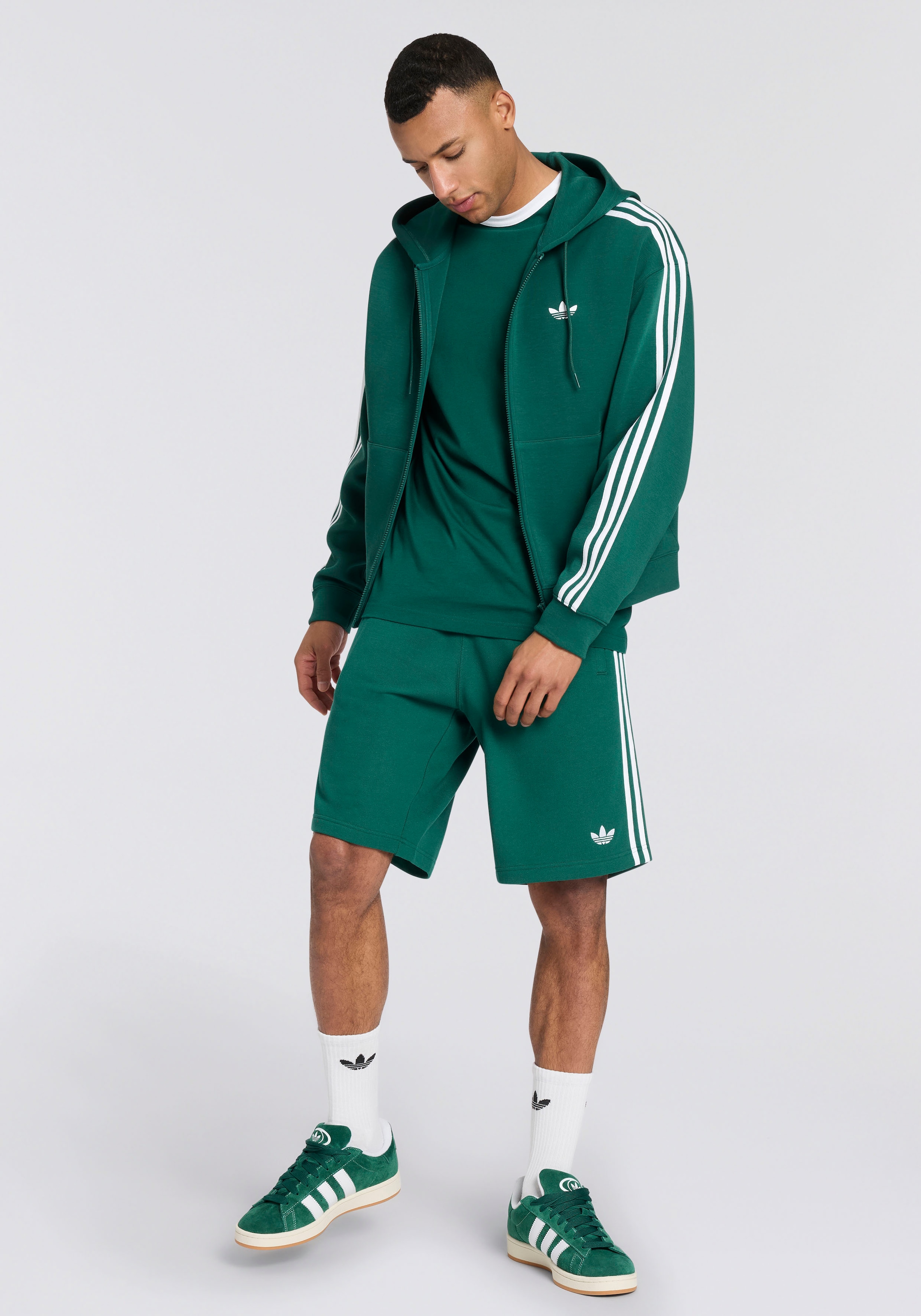 adidas Originals Sweat à capuche »ADIDAS ADICOLOR SPACER, OVERSIZED«, mit Reissverschluss, lockere Oversize-Passform
