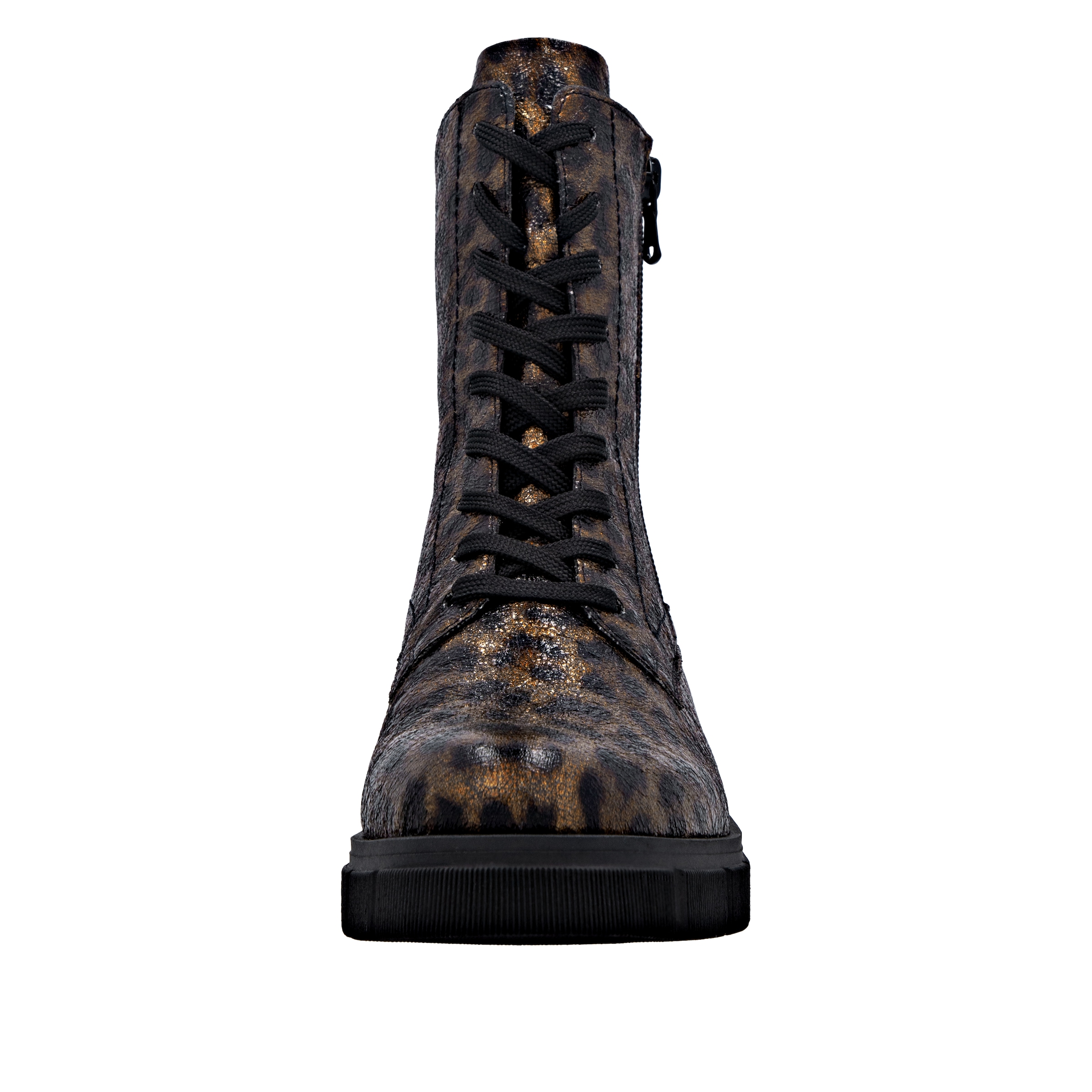 Remonte Schnürstiefelette  Schnürboots, Stiefelette, Profilsohle, mit Glitzer-Schnürsenkel