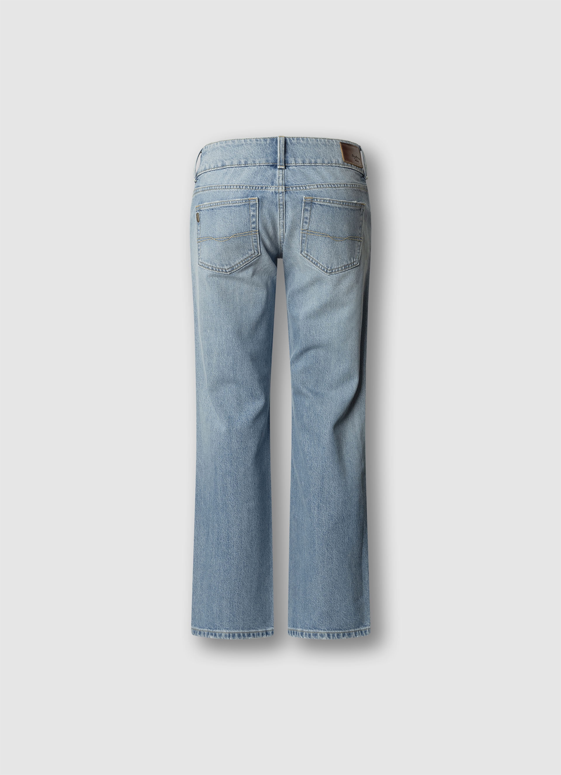 Pepe Jeans Gerade Jeans »STRAIGHT JEANS LW« mit doppeltem Knopfverschluss