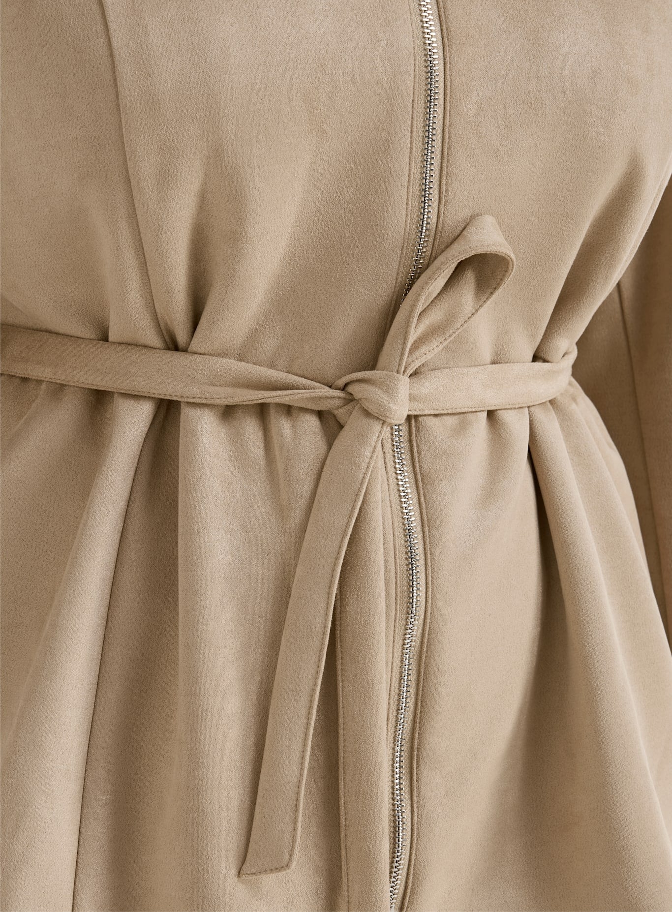 Sheego Veste longue ohne Kapuze