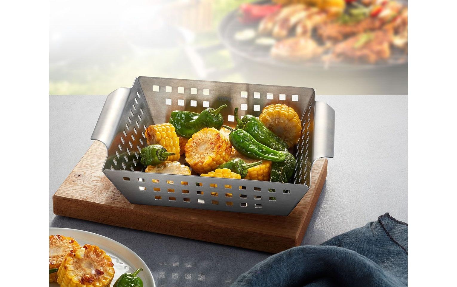 GEFU Grillschale »GEFU Grillschale BBQ 4.5 x 31.5 x 21 cm« Edelstahl