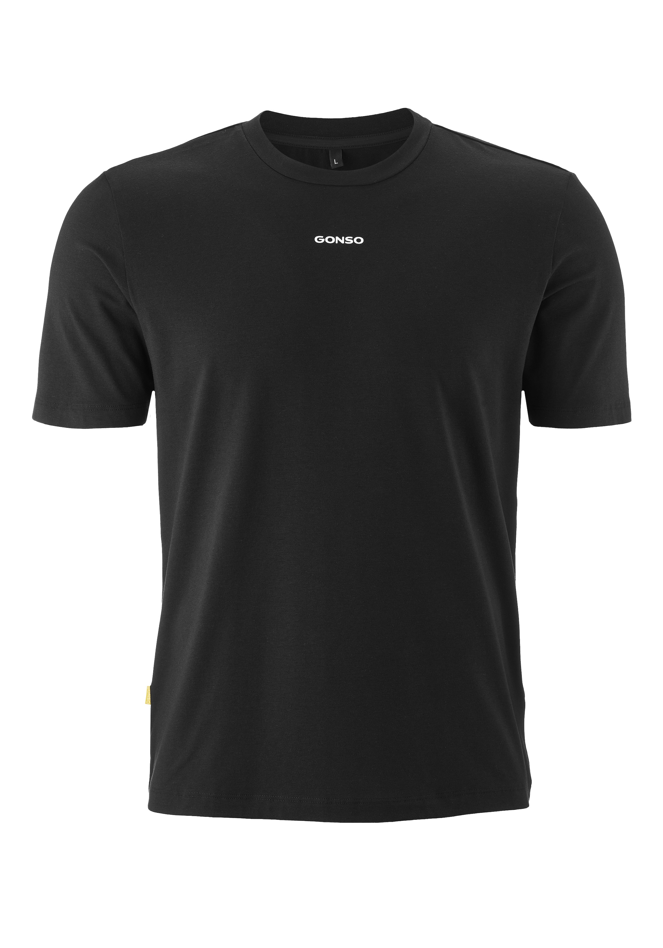 Image of Gonso Rundhalsshirt "Off-Bike T-Shirt M" Herren T-Shirt mit Logo, Off-Bike Shirt, Körpernahe Passform