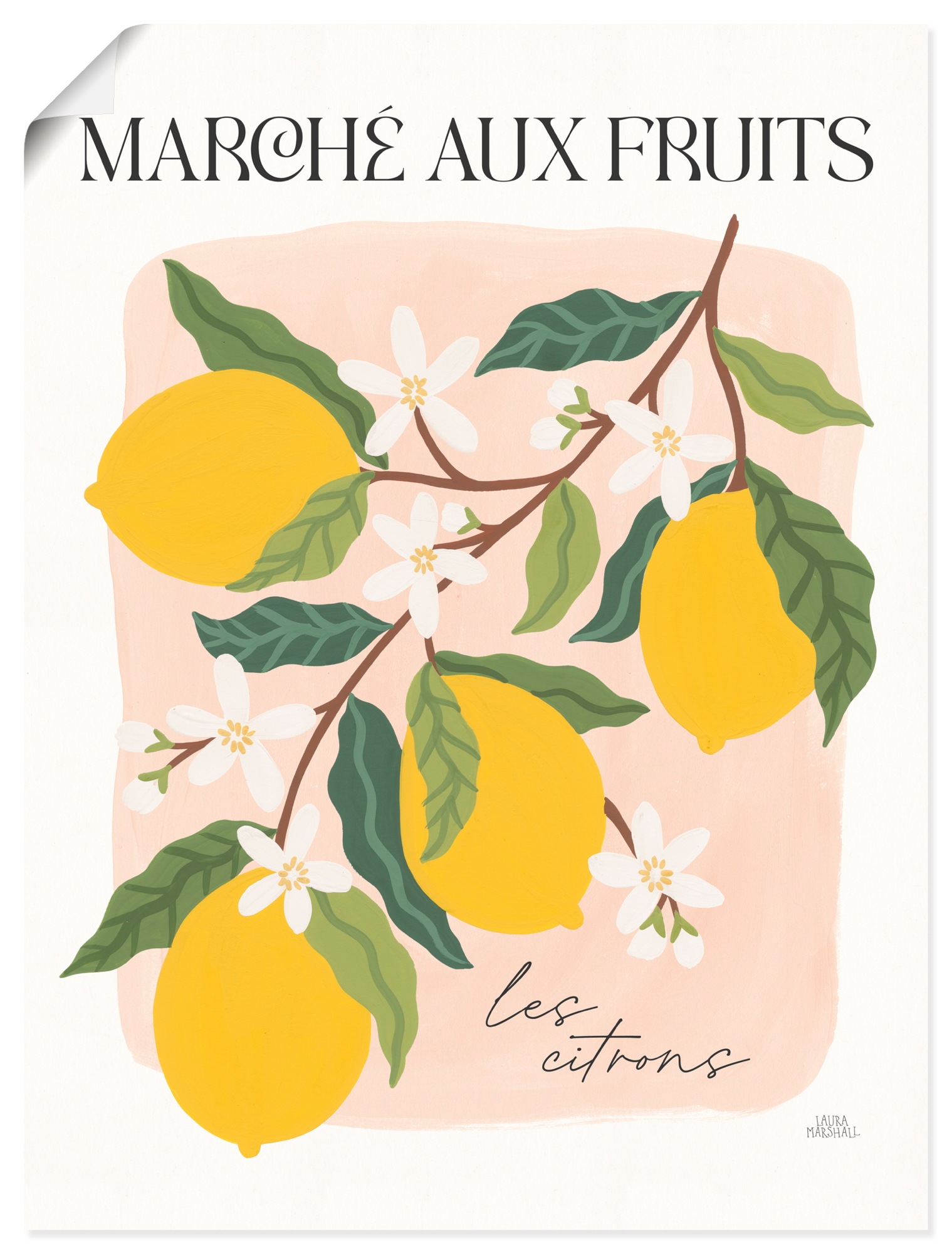 Image of Artland Wandbild "Marche aux Fruits II" Pflanzenbilder 1 Stk. tlg. als Alubild, Leinwandbild, Poster, Wandaufkleber in verschied. Grössen