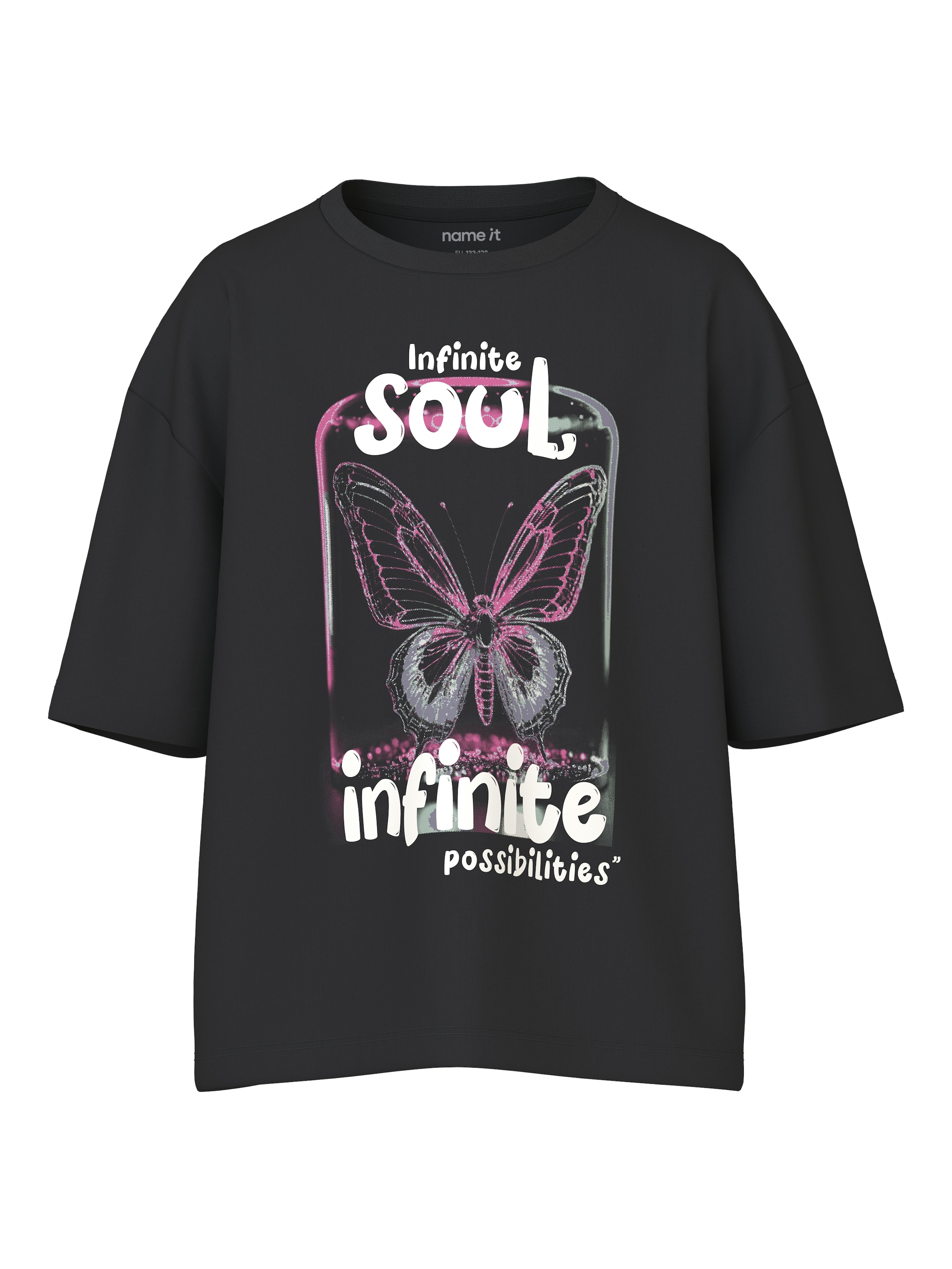 Name It T-shirt »NKFVEEN SS RLX TOP« Baumwolle, locker geschnitten